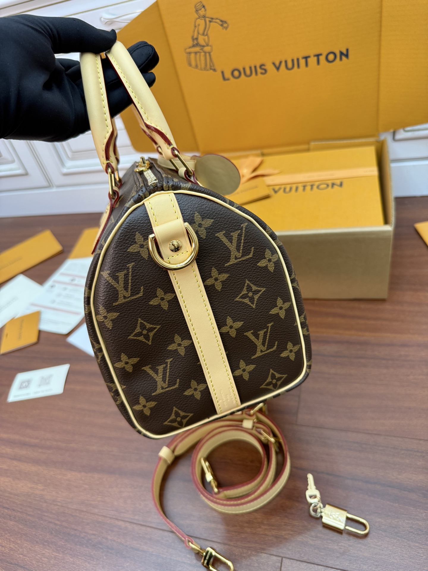 M46977 private product (163 dynamic UID) imported diamond fabric (the ninth quality upgrade, imported original leather - Image 5