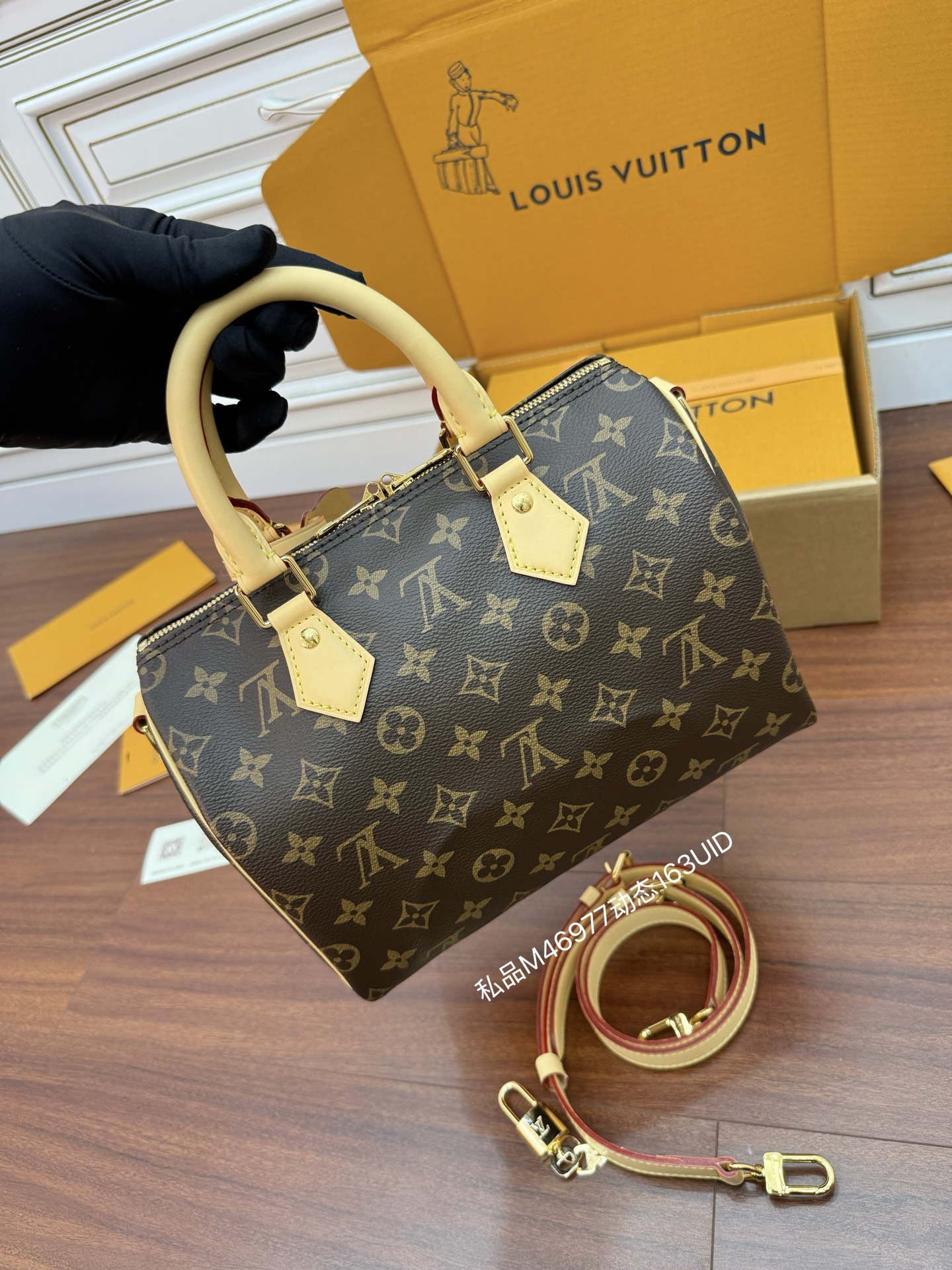 M46977 private product (163 dynamic UID) imported diamond fabric (the ninth quality upgrade, imported original leather - Image 11