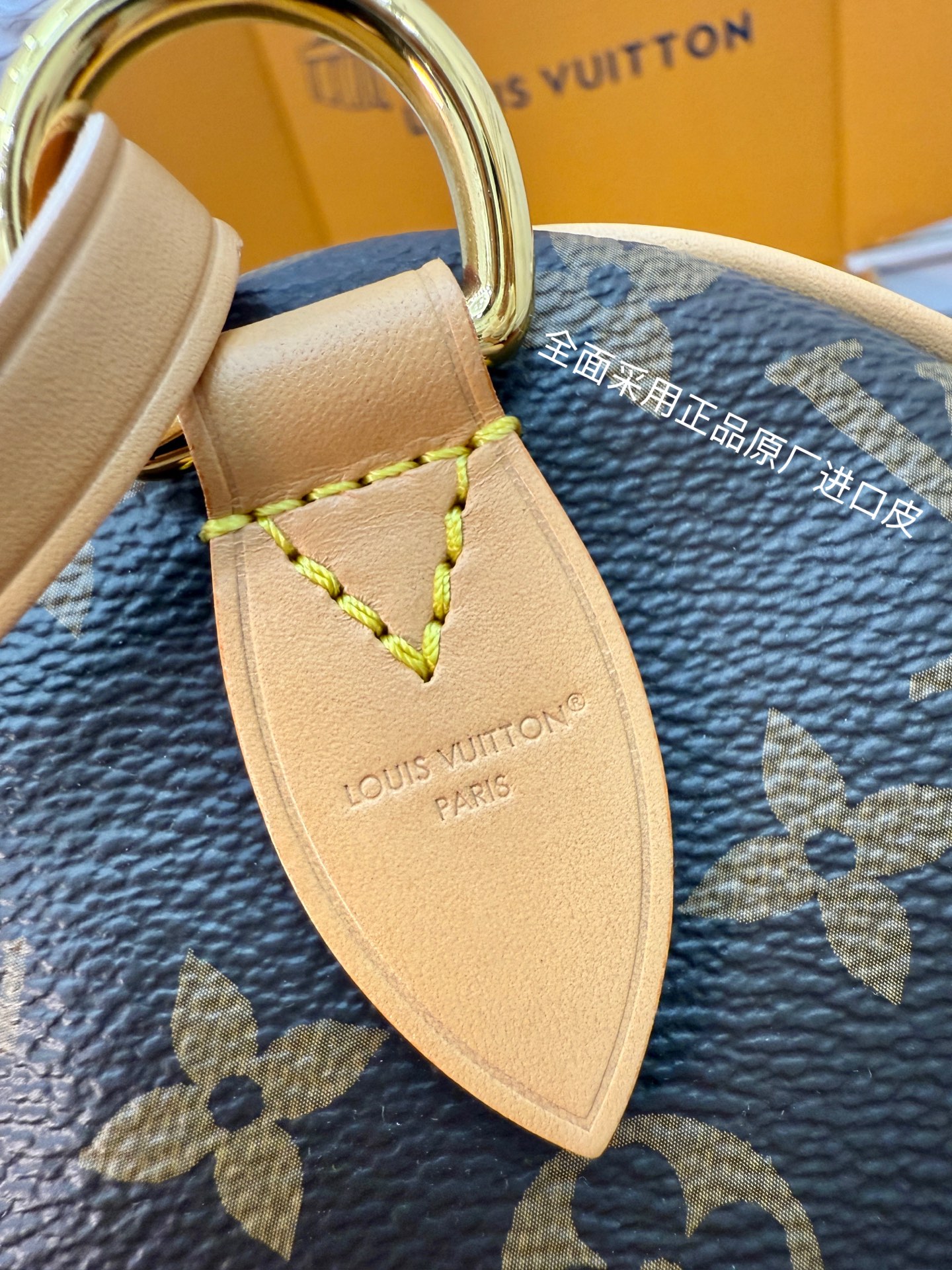 M11945 (163 dynamic UID) imported rhombus fabric (quality and material upgraded for the ninth time, counter synchronization, dynamic electronic chip, gift bag, protective paper, copper plate electronic label, certificate of conformity) The leather is an authentic foundry, Italian A-grade tree paste leather (private product), it is a channel product: it is quality, hardware, fabric, handwork, oil edges, it is an A-grade product, the photo taken is consistent with the product, and the complete package on the picture - Image 14