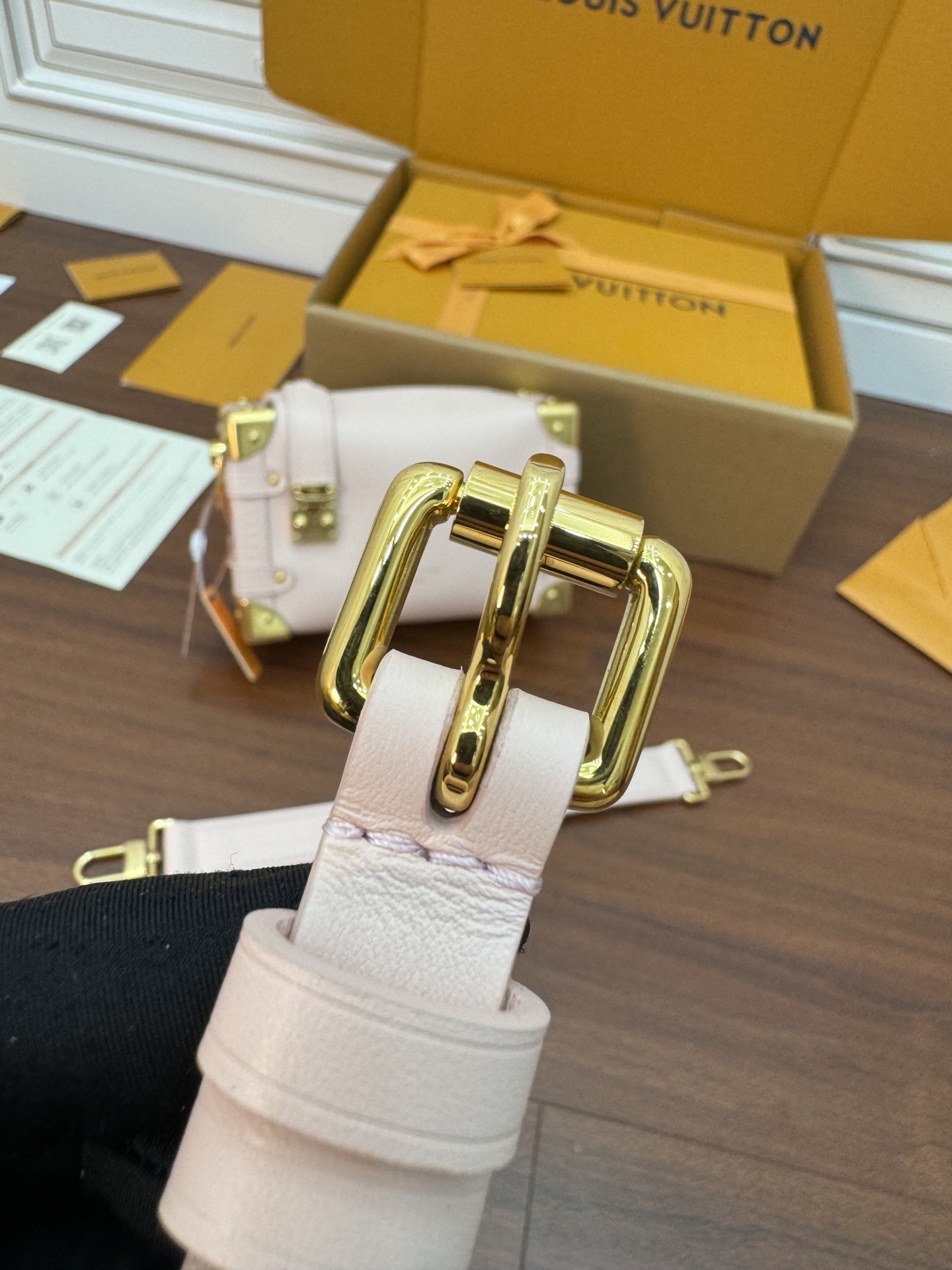 M25071 dynamic electronic chip, gift bag, protective paper, copperplate electronic label, certificate) The leather is genuine OEM Italian A-grade leather (super genuine): the so-called super genuine - Image 12