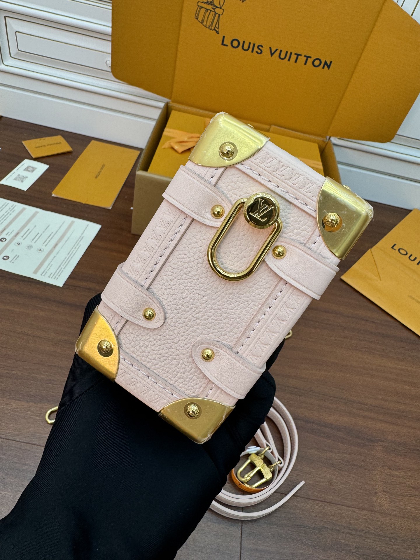 M25071 dynamic electronic chip, gift bag, protective paper, copperplate electronic label, certificate) The leather is genuine OEM Italian A-grade leather (super genuine): the so-called super genuine - Image 9