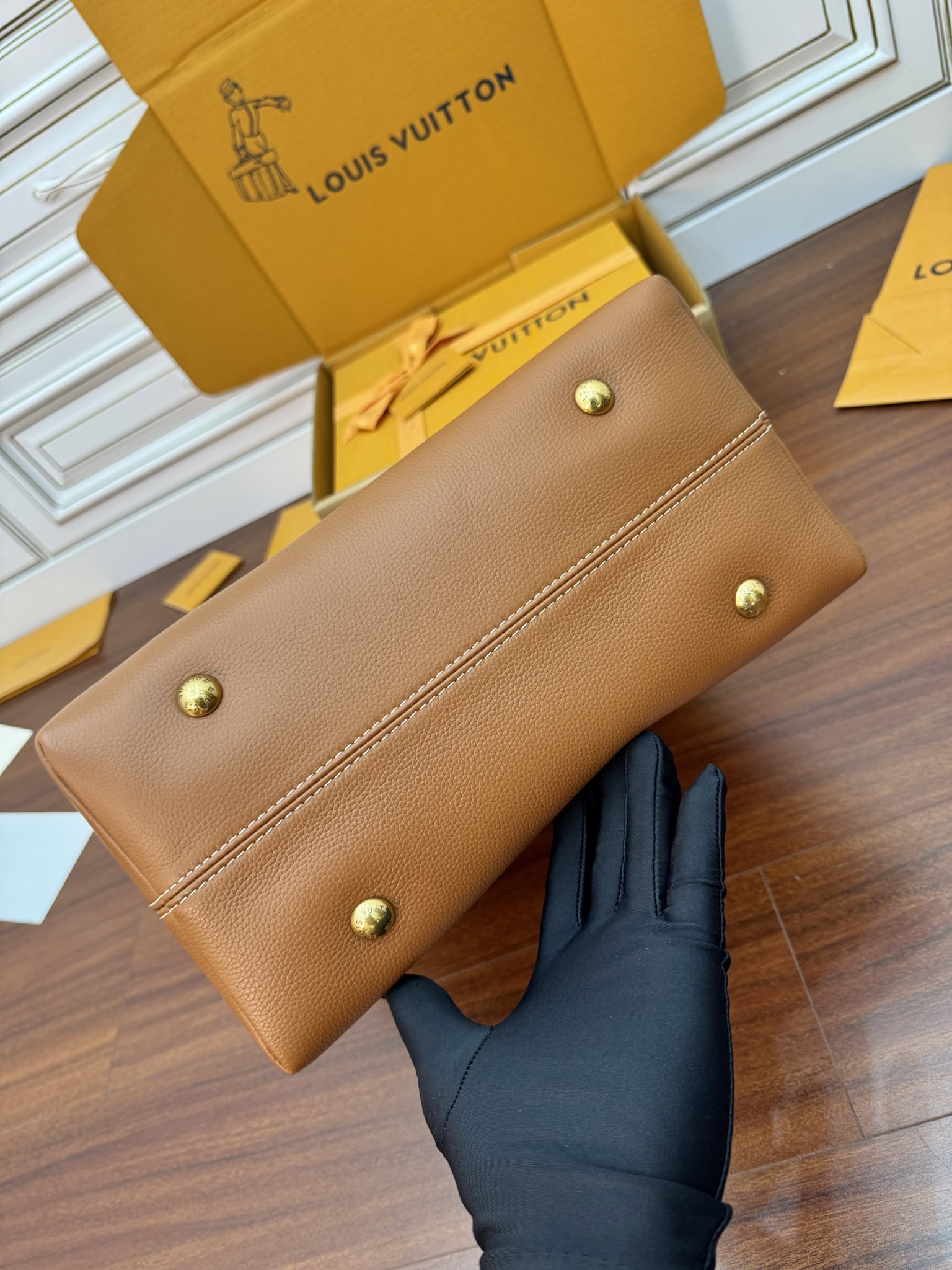 M24974 dynamic electronic chip, gift bag, protective paper, copperplate electronic label, certificate) The leather is genuine OEM Italian A-grade leather (super genuine): the so-called super genuine - Image 8