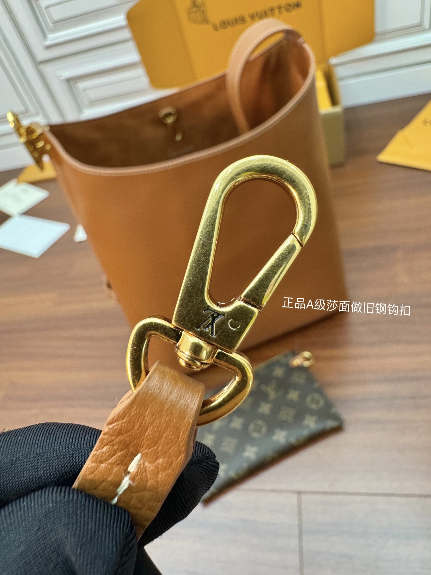 M24974 dynamic electronic chip, gift bag, protective paper, copperplate electronic label, certificate) The leather is genuine OEM Italian A-grade leather (super genuine): the so-called super genuine - Image 11