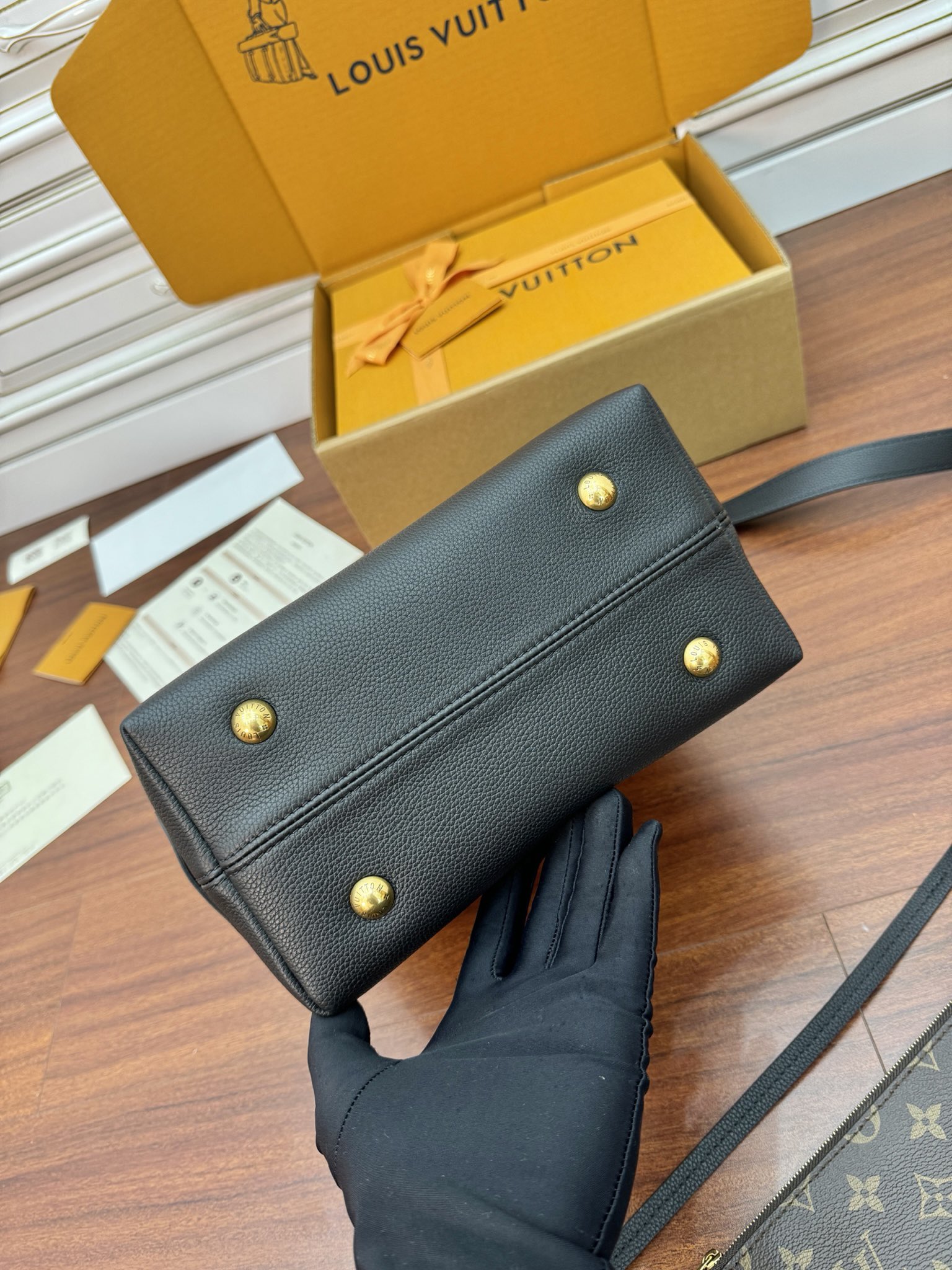 M25352 dynamic electronic chip, gift bag, protective paper, copperplate electronic label, certificate) The leather is genuine OEM Italian A-grade leather (super genuine): the so-called super genuine - Image 7