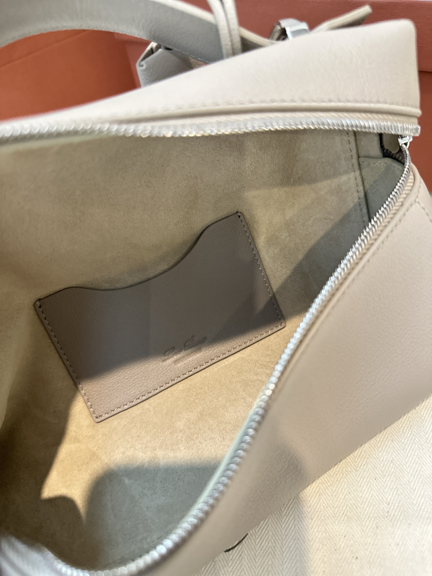Extra bag L23 small palm print dove gray - Image 7