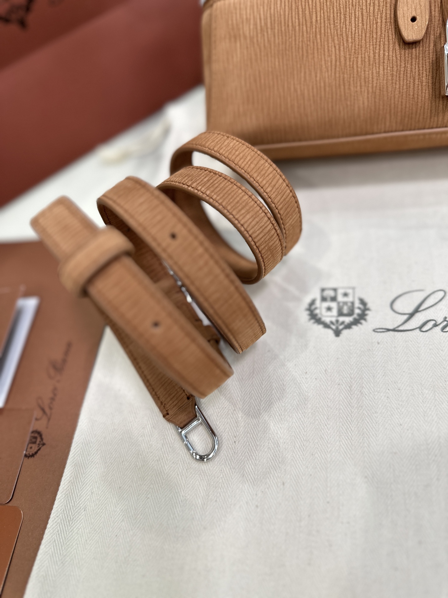 Extra bag L23 light brown silver buckle - Image 3