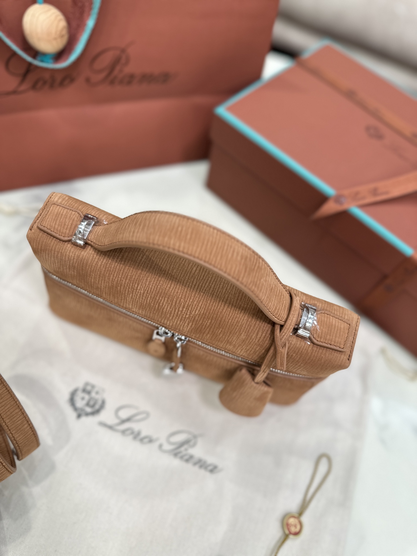 Extra bag L23 light brown silver buckle - Image 5