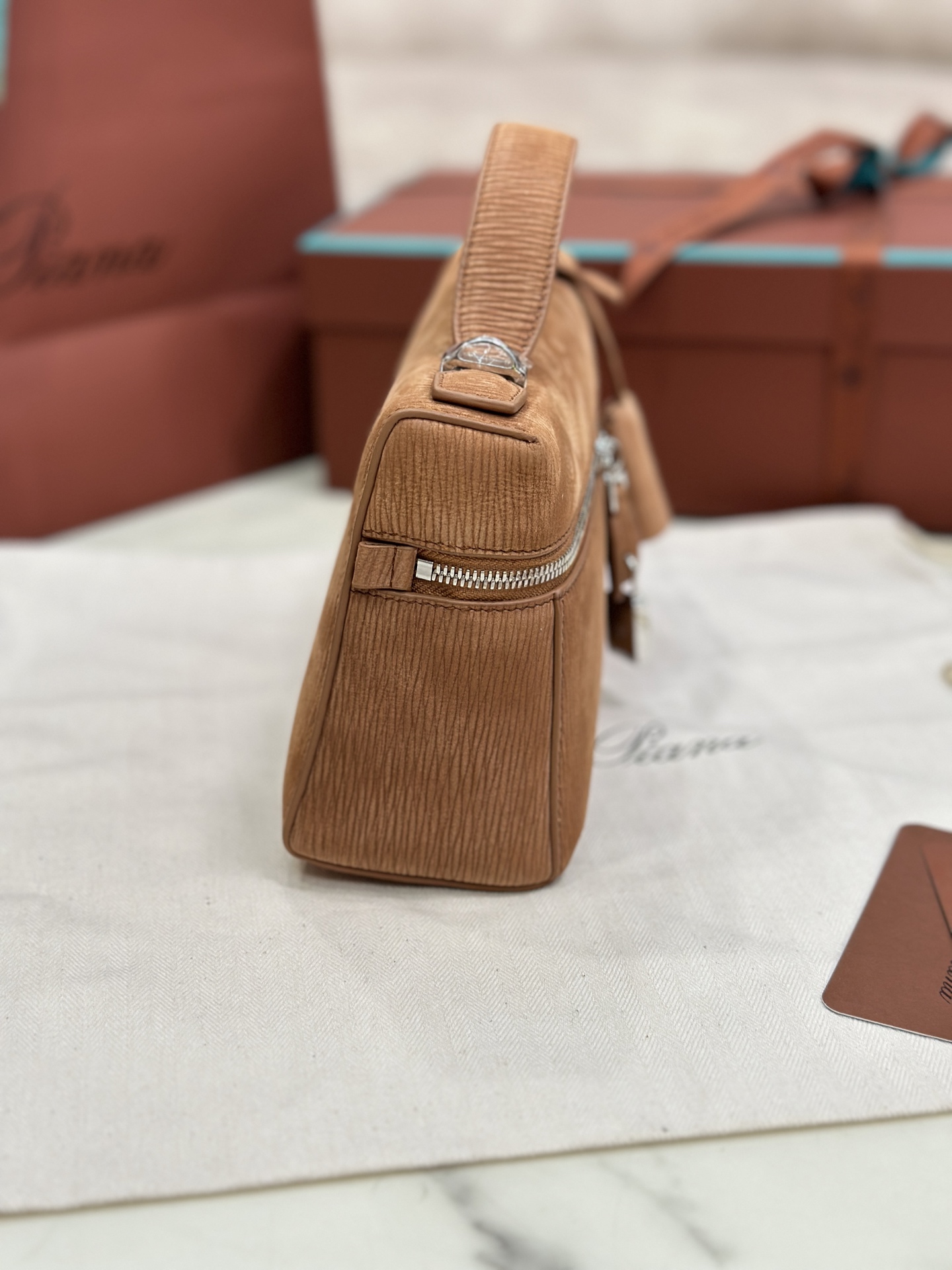 Extra bag L23 light brown silver buckle - Image 7