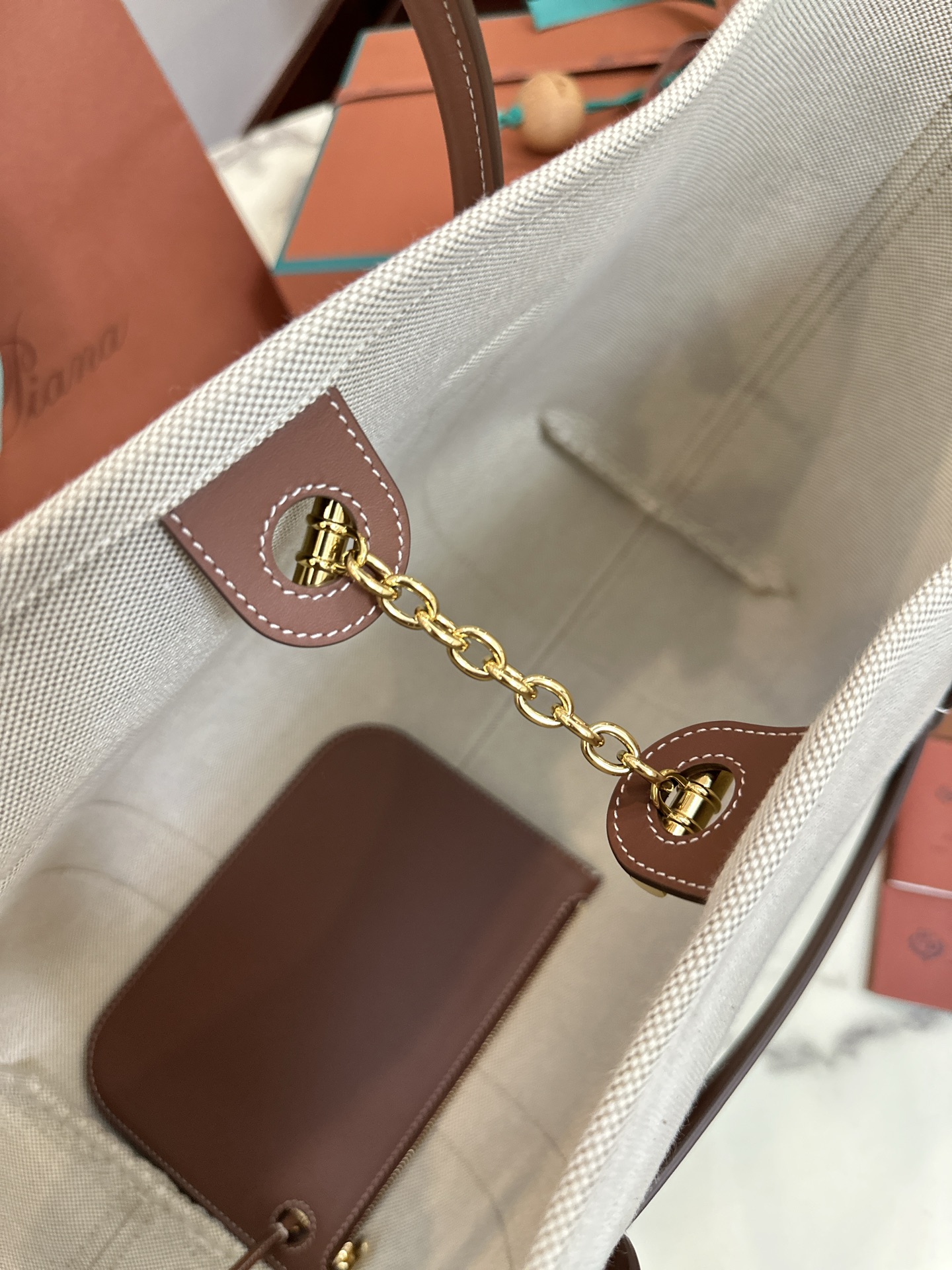 Loro Piana|New Ghiera Shopper large Ultra-large capacity design, versatile use - Image 7