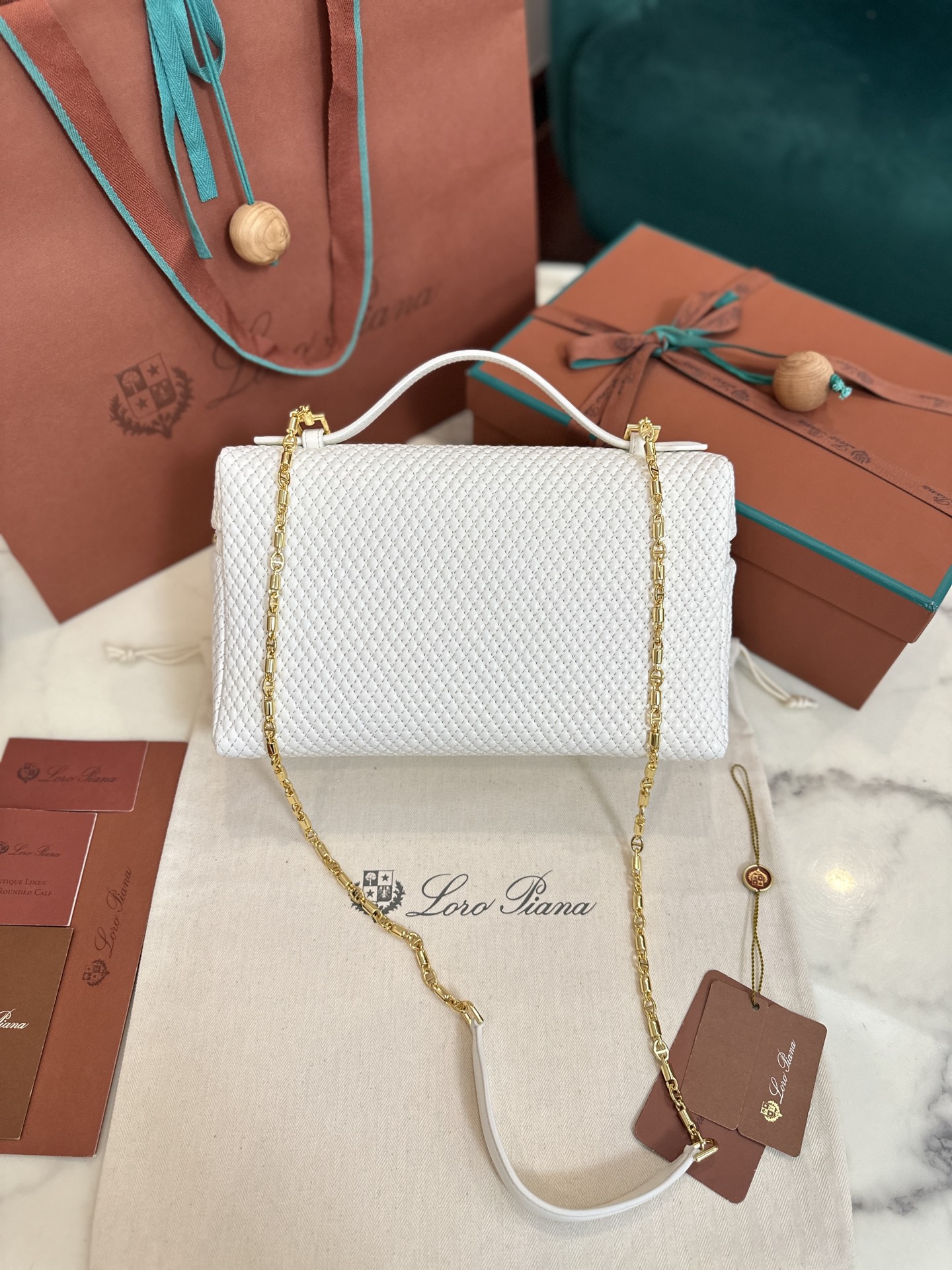 Loro Piana Extra Pocket L27 Noyo Panya L19CM clutch crossbody bag Lambskin imported from Italy white gold buckle Original imported all-steel hardware New hardware|Shoulder straps Size: 16*27*10 - Image 7