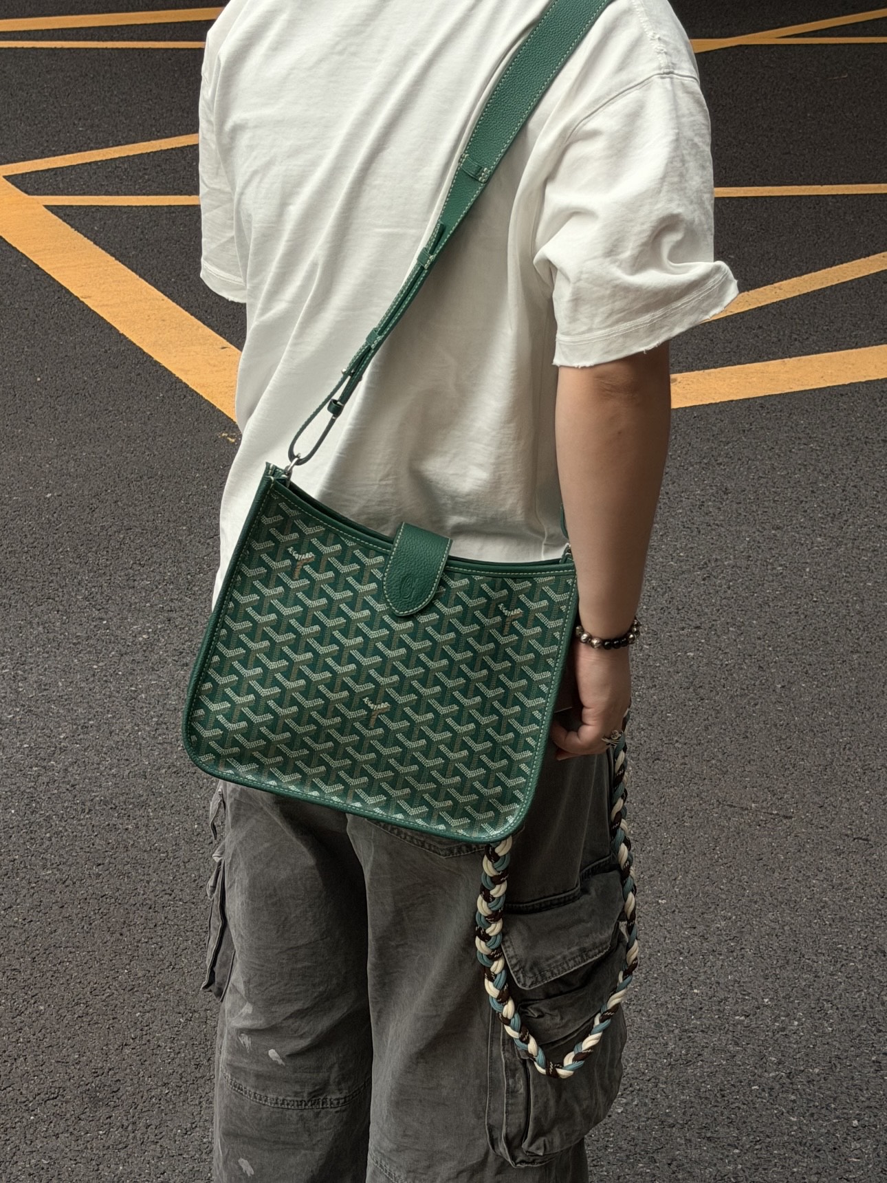 Goyard Goya MUSETTE crossbody bag It's both elegant and effortless, with a crisp silhouette, lightweight texture and ample capacity - Image 18