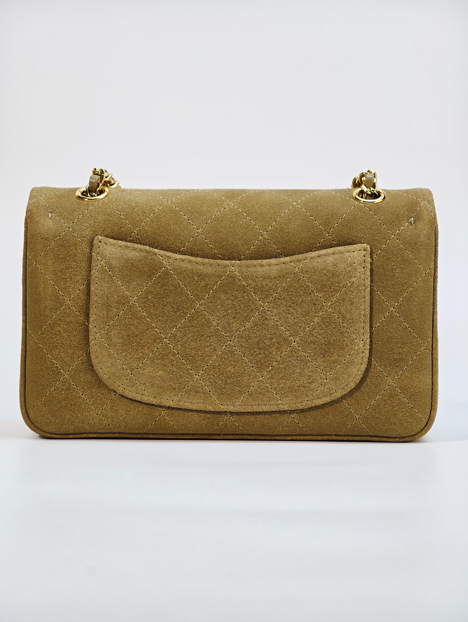 26B suede CF camel/gold buckle mini - Image 6