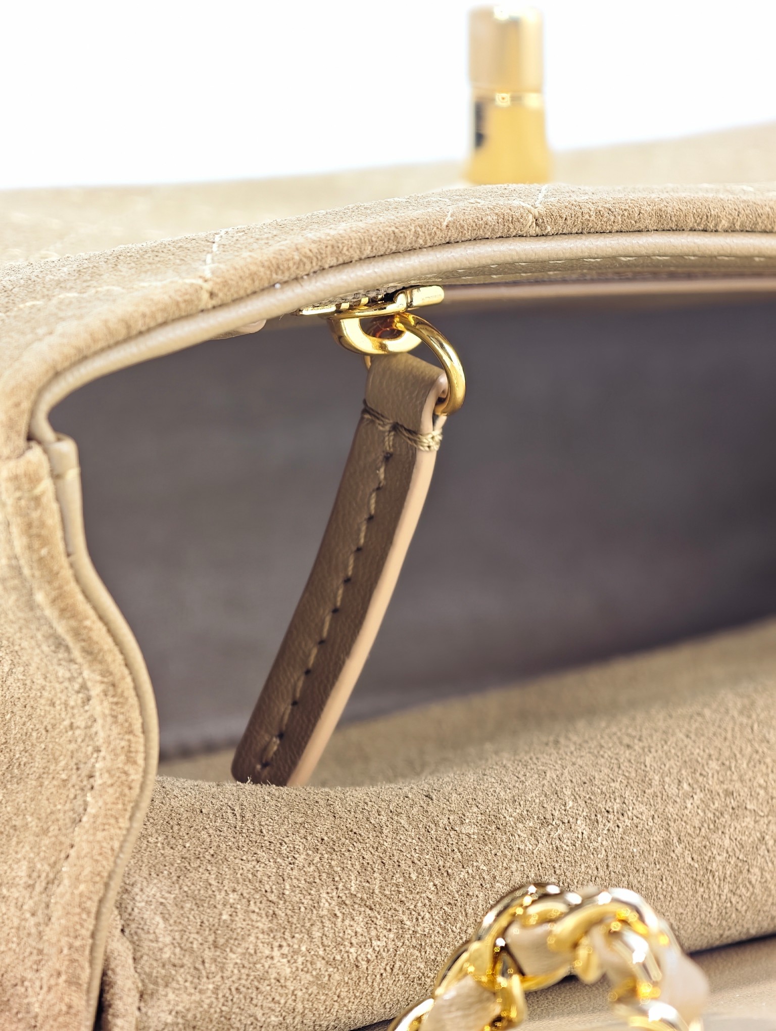 26B suede CF camel/gold buckle mini - Image 42