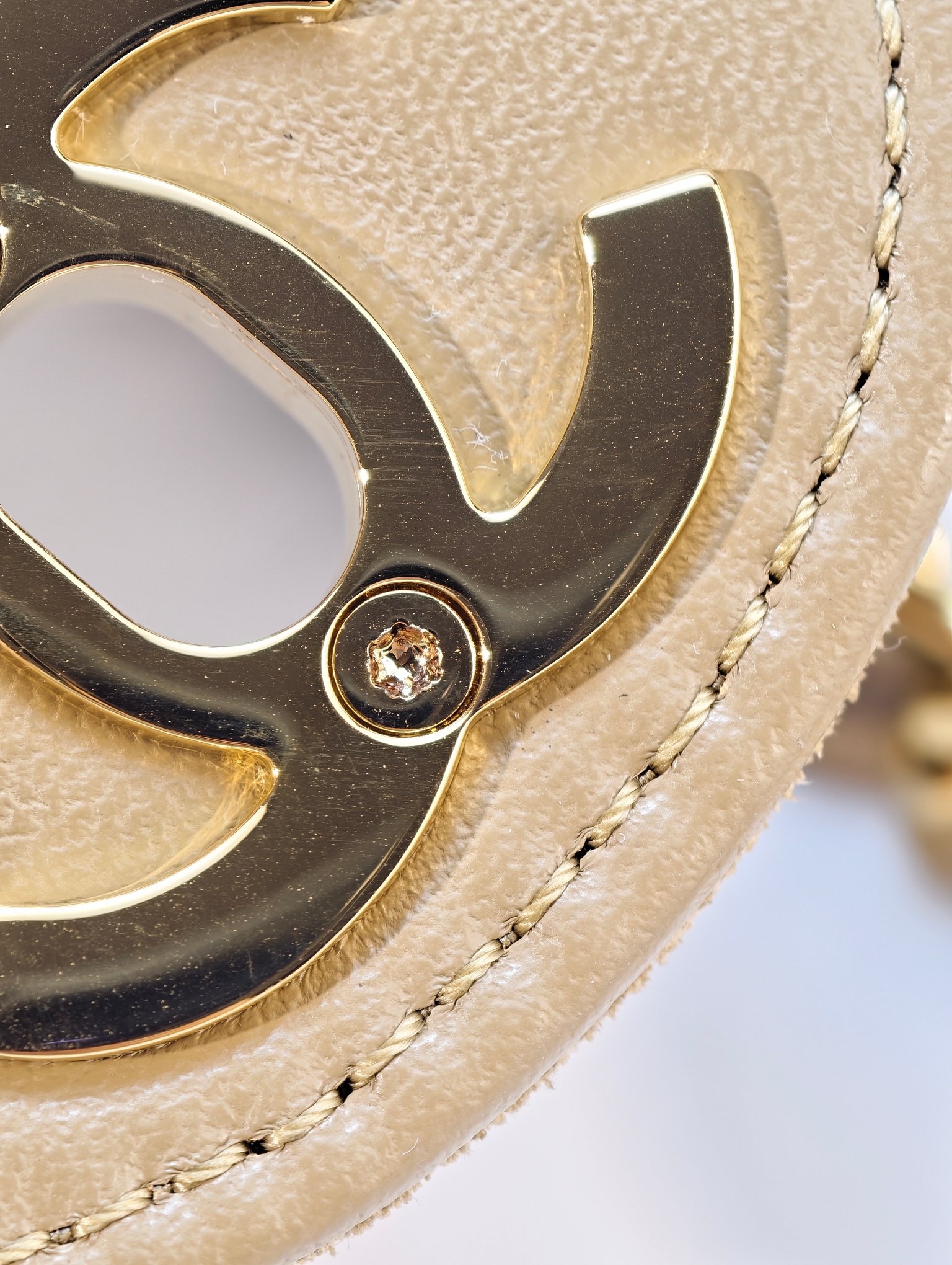 26B suede CF camel/gold buckle mini - Image 47