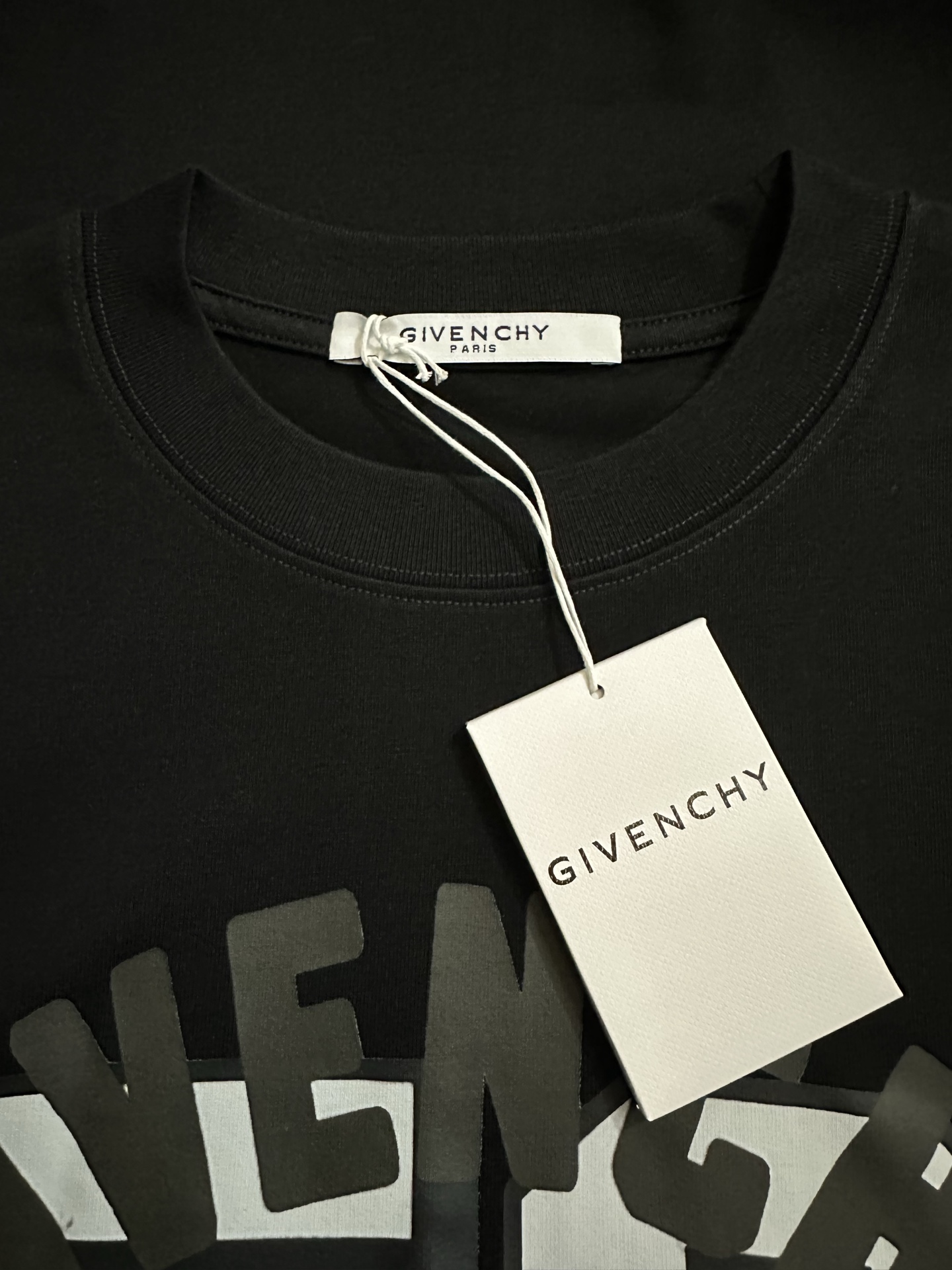 Givenchy 26ss Vibrant 52 printed long-sleeved T-shirt Fabric: High-definition super-heavyweight cotton with double yarns and tight Xinjiang cotton - Image 6