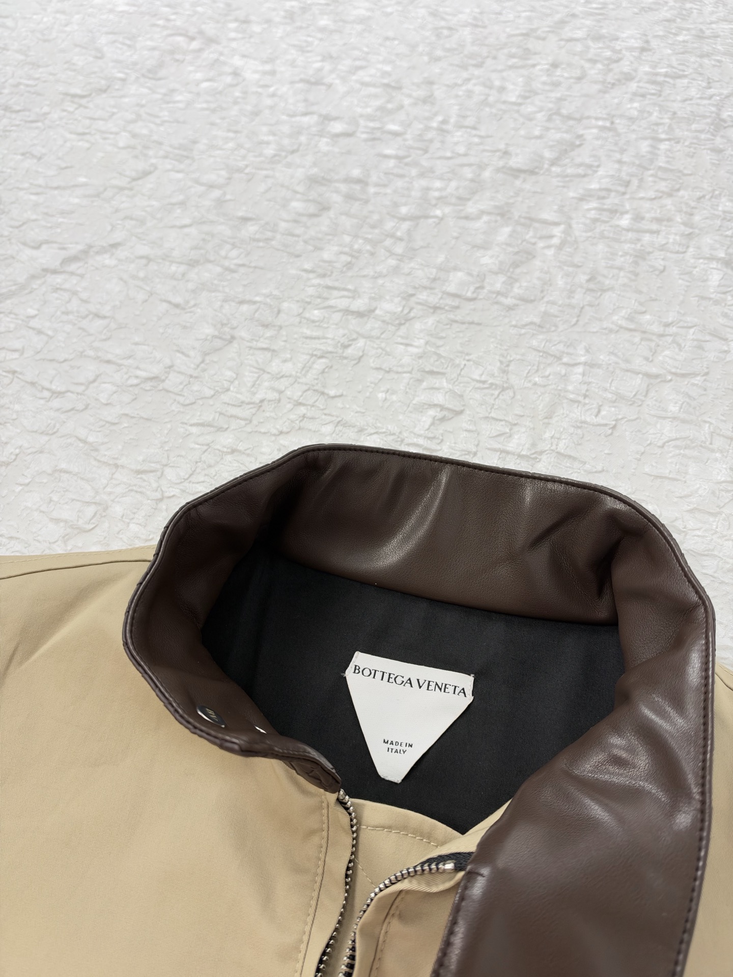 Bottega Venet* Bv diamond woven pattern jacket The rhombus woven leather at the neckline is individually molded and woven - Image 5