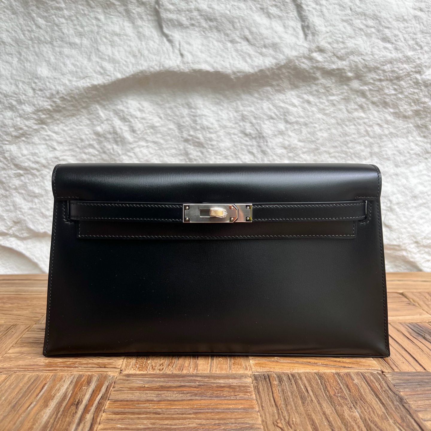 Kelly Elan 27cm Box Color: Ck89 black Noir Fully handmade wax thread sewing Yuanyang buckle customized✈️