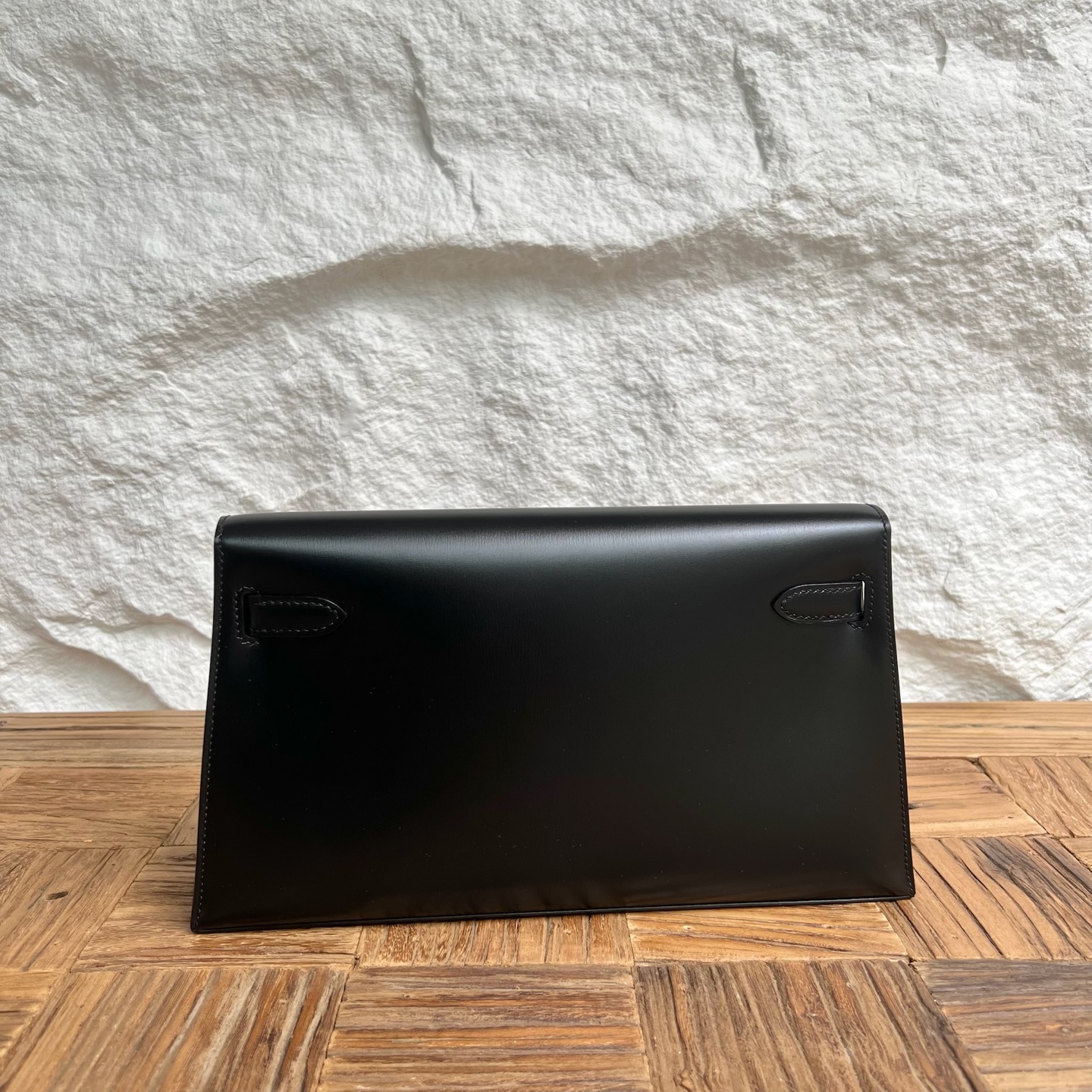 Kelly Elan 27cm Box Color: Ck89 black Noir Fully handmade wax thread sewing Yuanyang buckle customized✈️ - Image 12