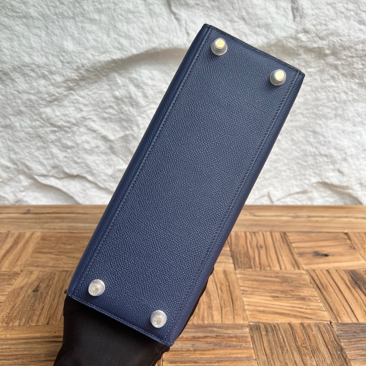 Kelly 25cm Epsom Color: 73 sapphire blue Fully handmade wax stitching Gold buckle customized✈️ - Image 9