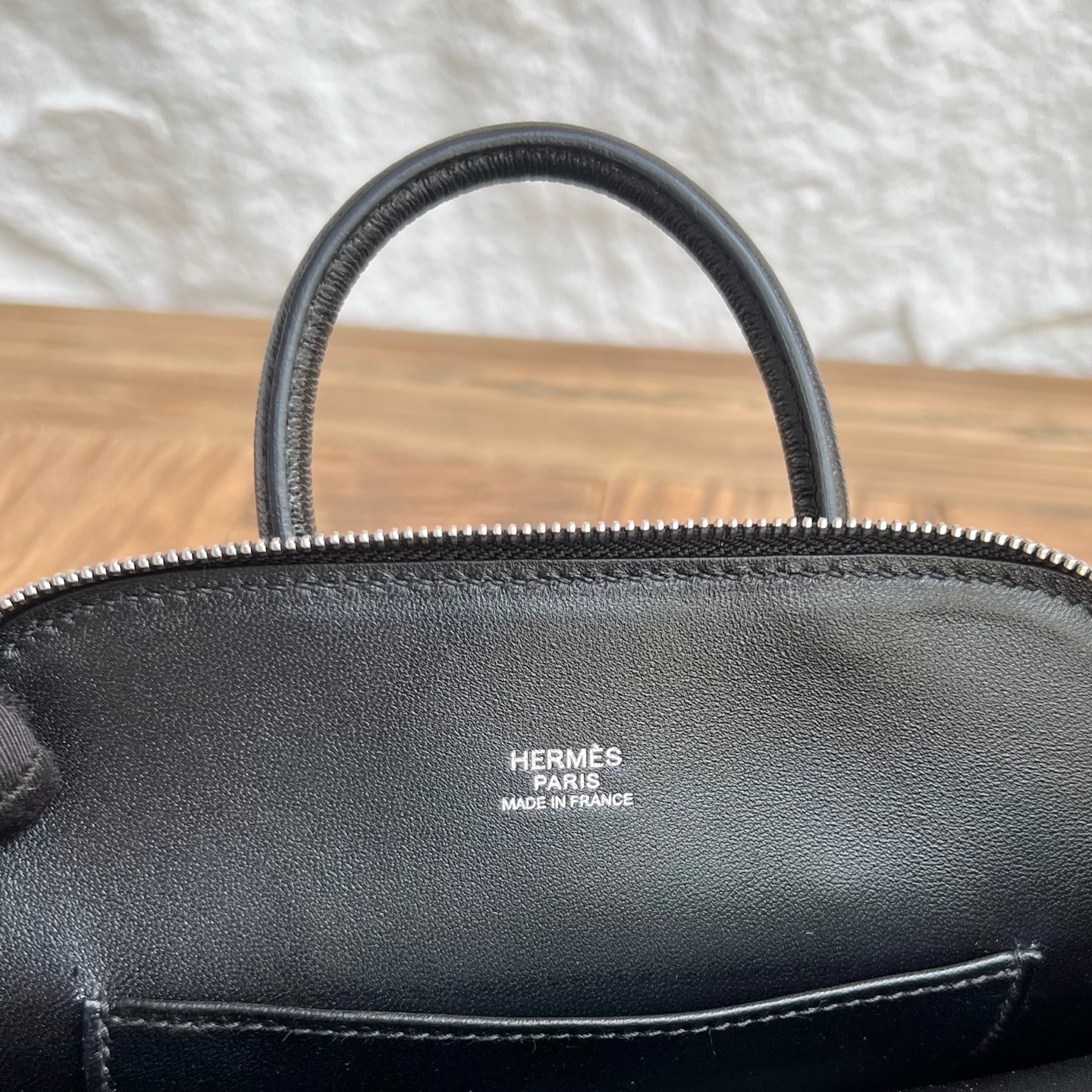 Newly made in stock Mini Bolide 20cm Chever Color: Ck89 black Noir fully handmade wax thread sewing Silver buckle Stock - Image 5