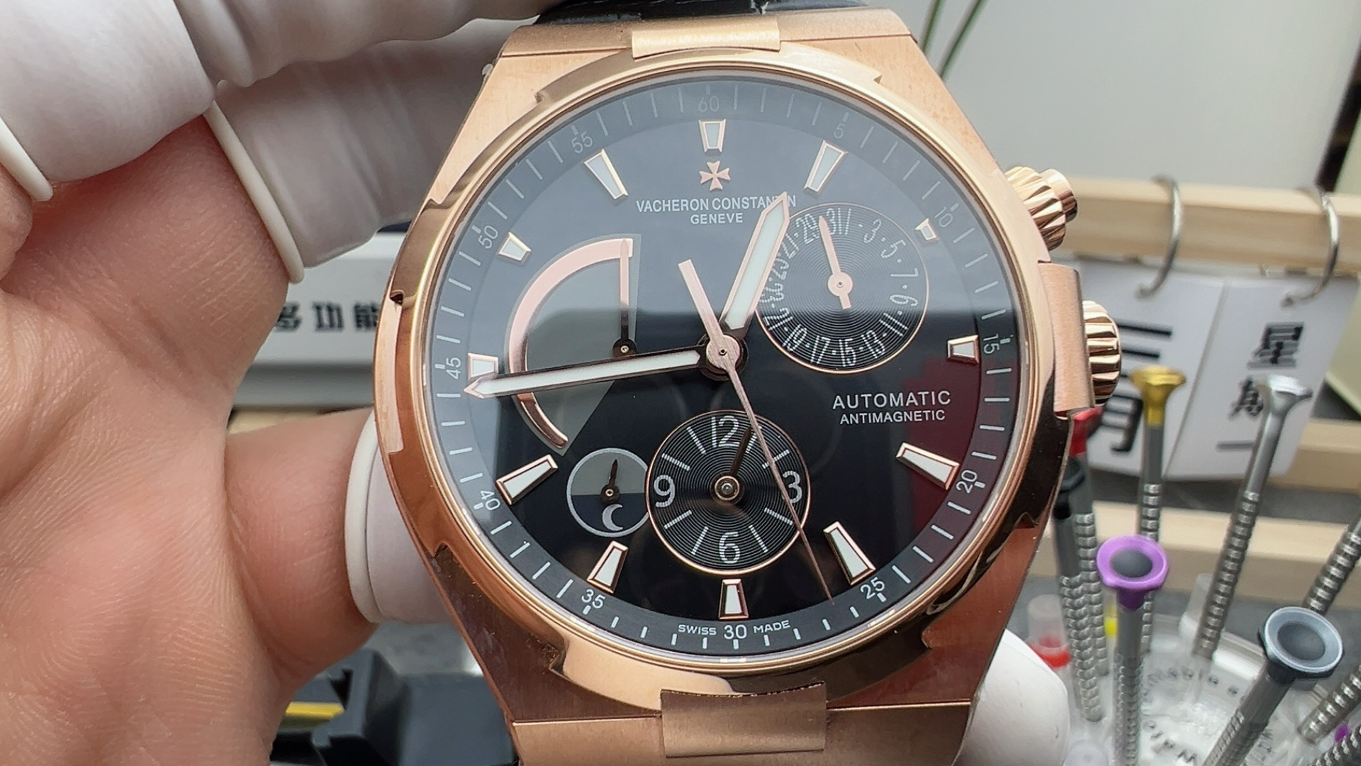 TWA rose gold leather geography master - Image 2