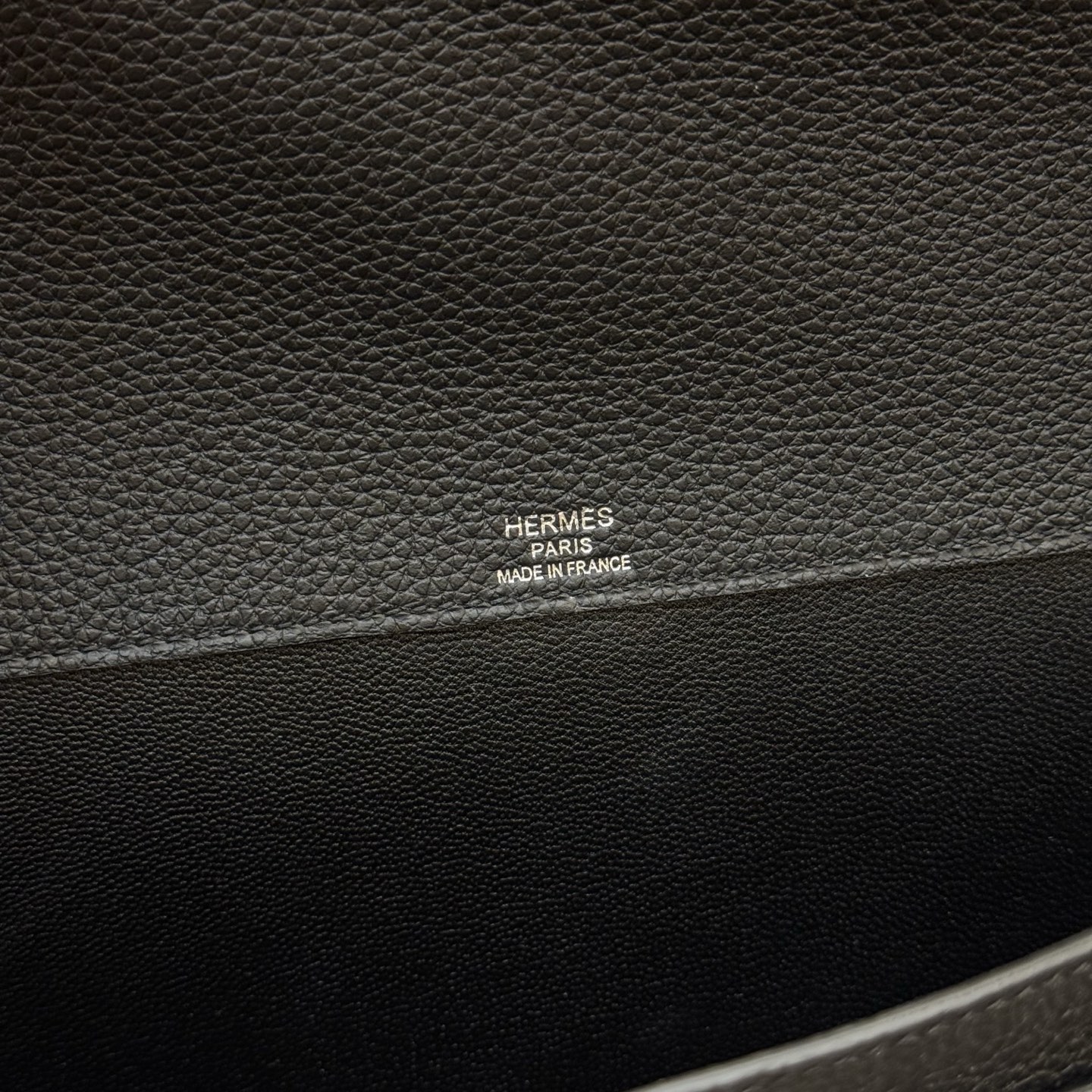 Kelly Depeches 25cm Togo original imported German calfskin Color: Ck89 black Noir Phw fully handmade wax stitching Silver buckle customized✈️ - Image 11