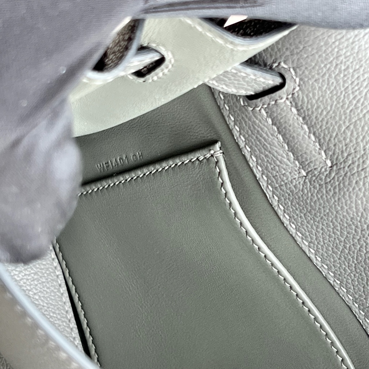 In stock Kelly danse 22cm Evercolor Color: 0L Cumulonimbus Gray Gris Meyer Fully handmade wax stitching Ghw Stock - Image 7