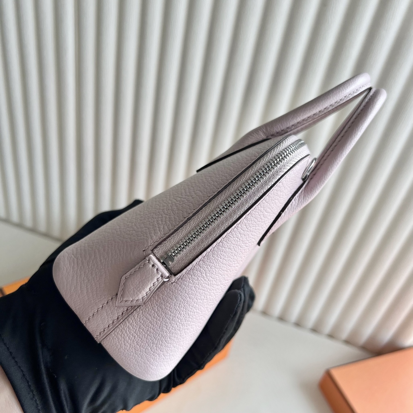 Mini Bolide 20cm Chever Color: 09 Fantasy Pink Purple Mauve Pale Phw Fully handmade wax thread sewing, silver buckle, customized✈️ - Image 9