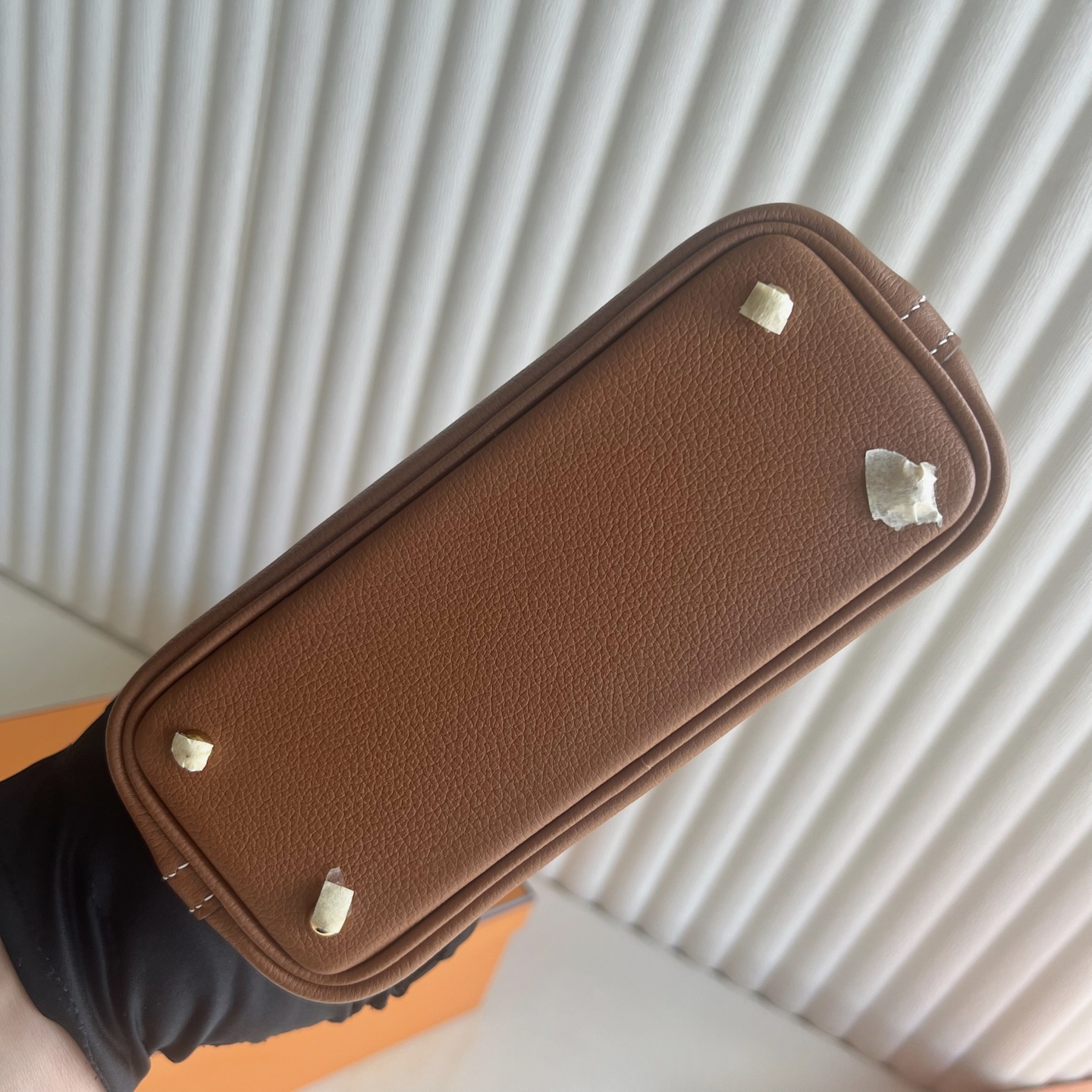 Mini Bolide 20cm Evercolor Color: Ck37 golden brown Gold Fully handmade wax thread sewing Gold buckle customized✈️ - Image 10