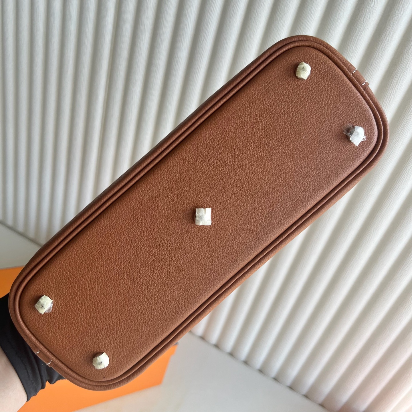 Bolide 25cm Evercolor Color: Ck37 golden brown Gold Fully handmade wax thread sewing Silver buckle customized✈️ - Image 10