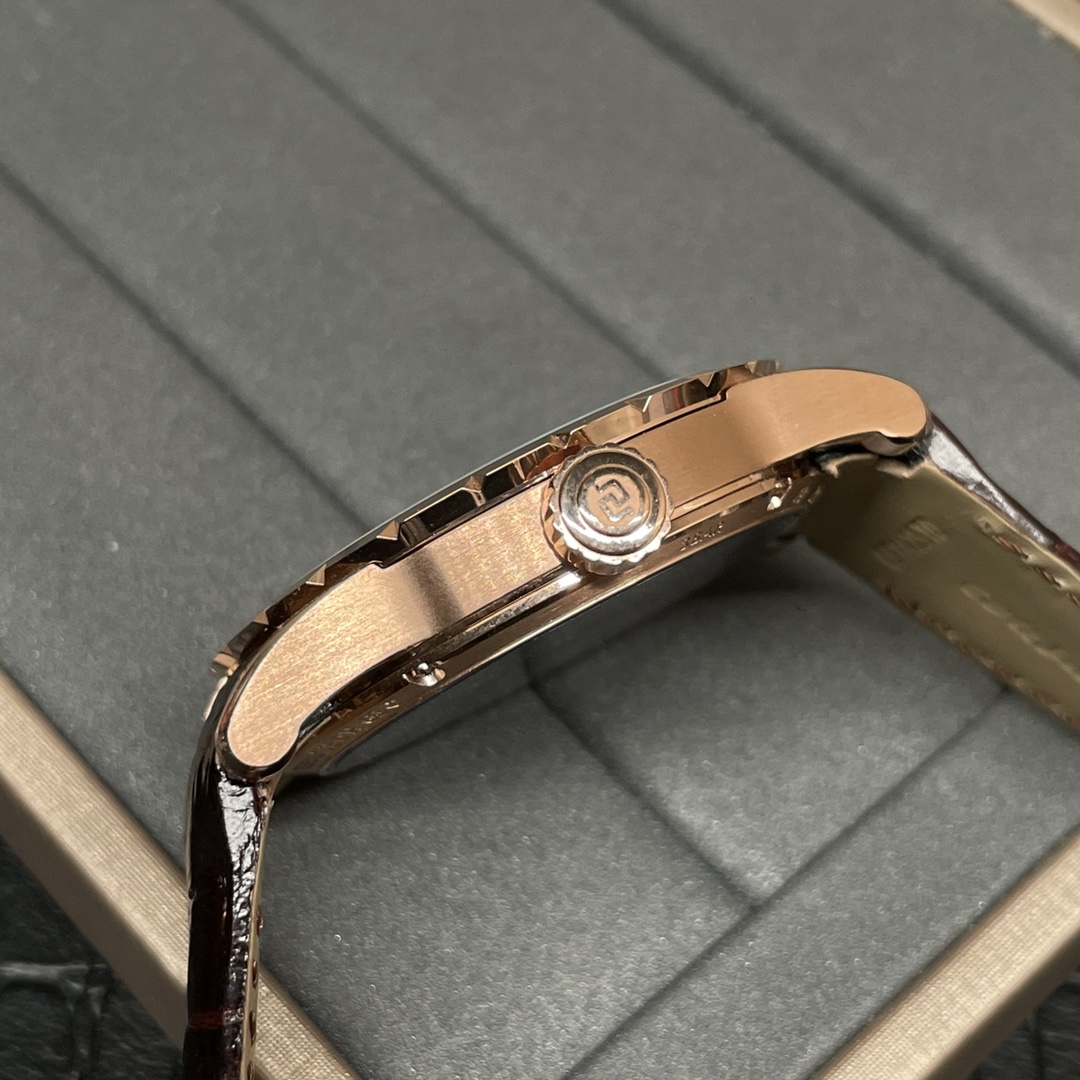 Roger's Skeleton Tourbillon Rose Gold Brown Leather bbr❗️ - Image 6