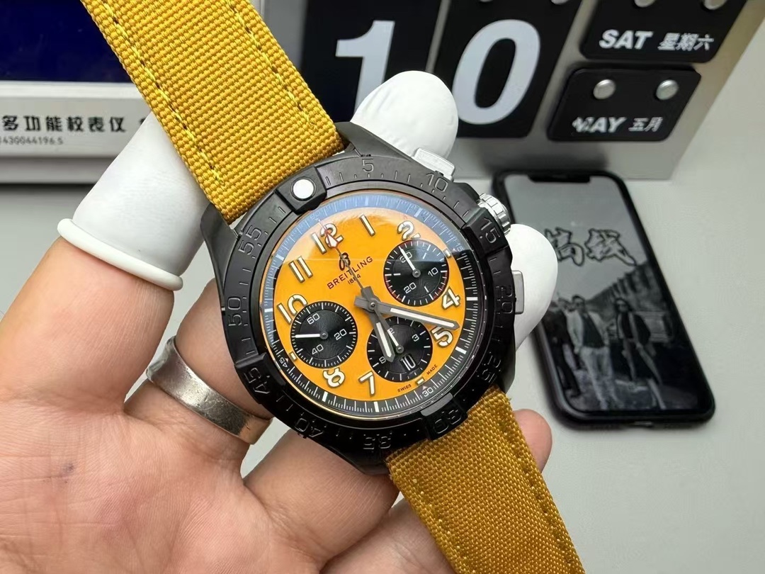 Bls new yellow wolf chronograph shipped real shots! - Image 2