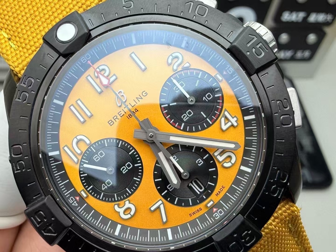 Bls new yellow wolf chronograph shipped real shots! - Image 3