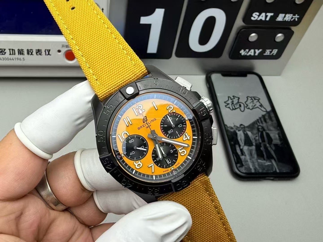 Bls new yellow wolf chronograph shipped real shots! - Image 9
