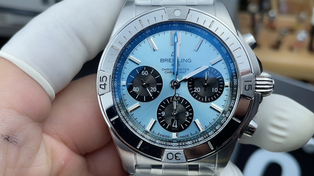 BLS Ice Blue Surface Bullet Chronograph - Image 2