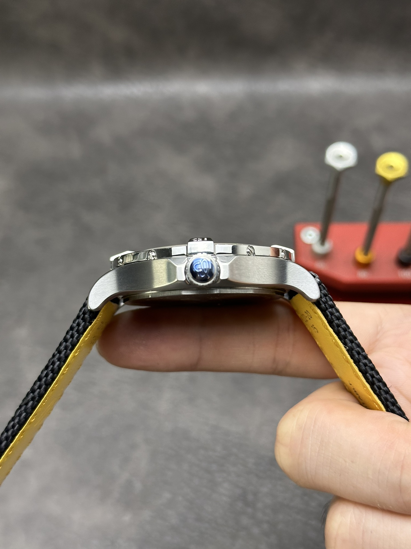 TF Breitling Yellow Wolf shipped actual photos - Image 2