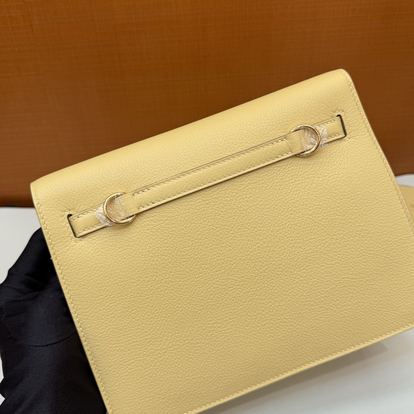 KellyDanse 22cm Evercolor Color: 1Z chick yellow, fully handmade wax thread sewing Gold buckle customized✈️ - Image 8