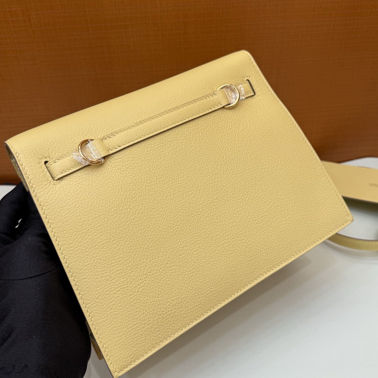 KellyDanse 22cm Evercolor Color: 1Z chick yellow, fully handmade wax thread sewing Gold buckle customized✈️ - Image 9