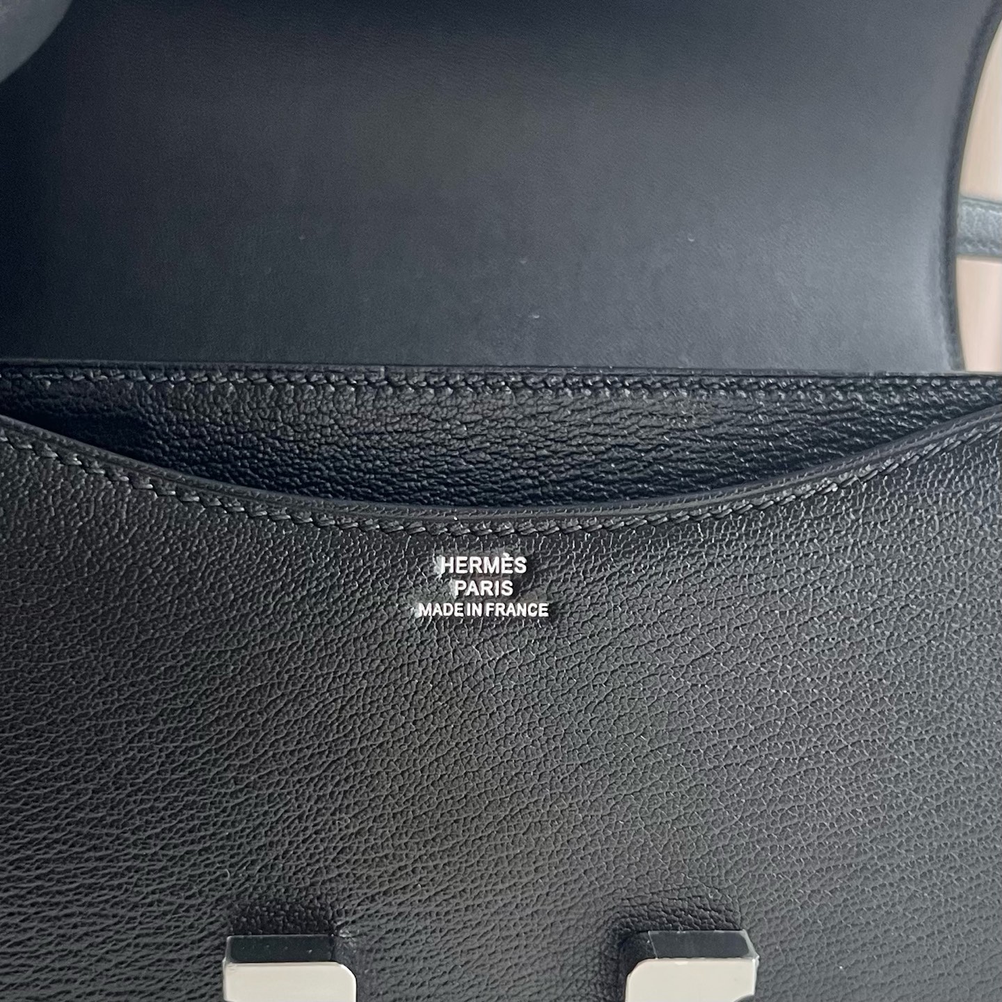 Constance 18cm Chever Color: Ck89 black Noir fully handmade wax thread sewing Silver buckle customized✈️ - Image 7