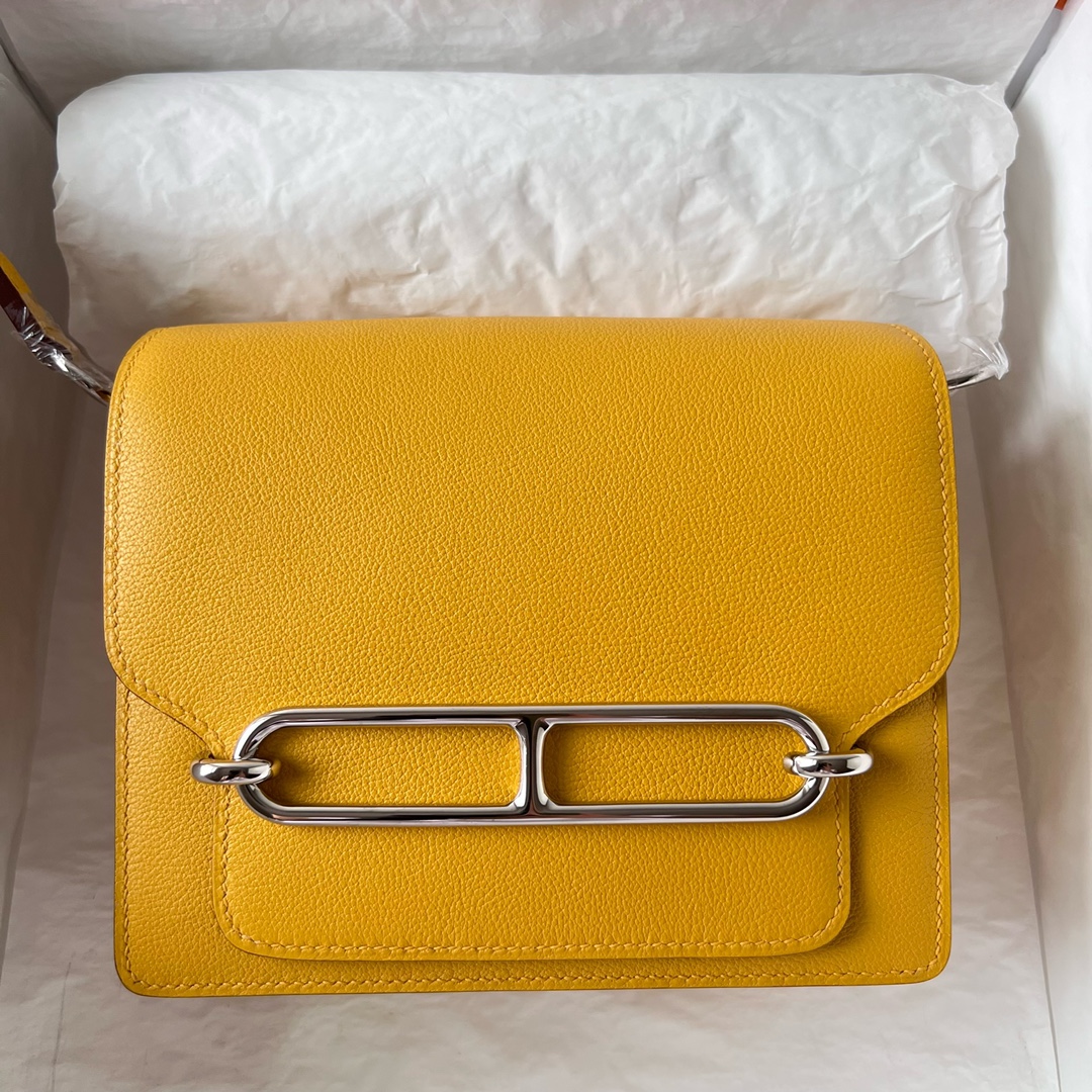 Roulis 18cm Evercolor 9O Naples Yellow Silver Buckle Fully Handmade Wax Thread Phw