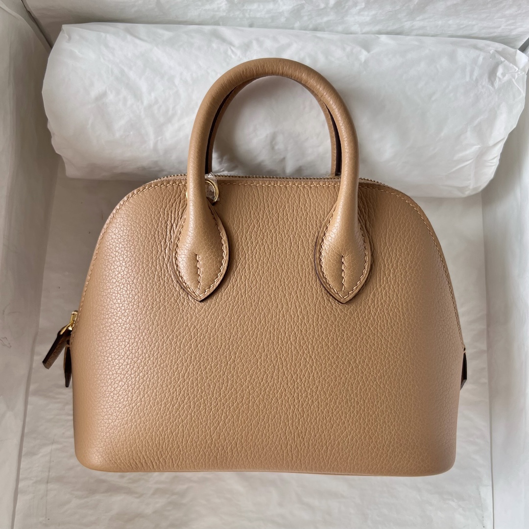 Mini Bolide 20cm Evercolor 0M Milk Brown Gold Buckle Fully Handmade Wax Thread Sewing Ghw Customized✈️ - Image 7