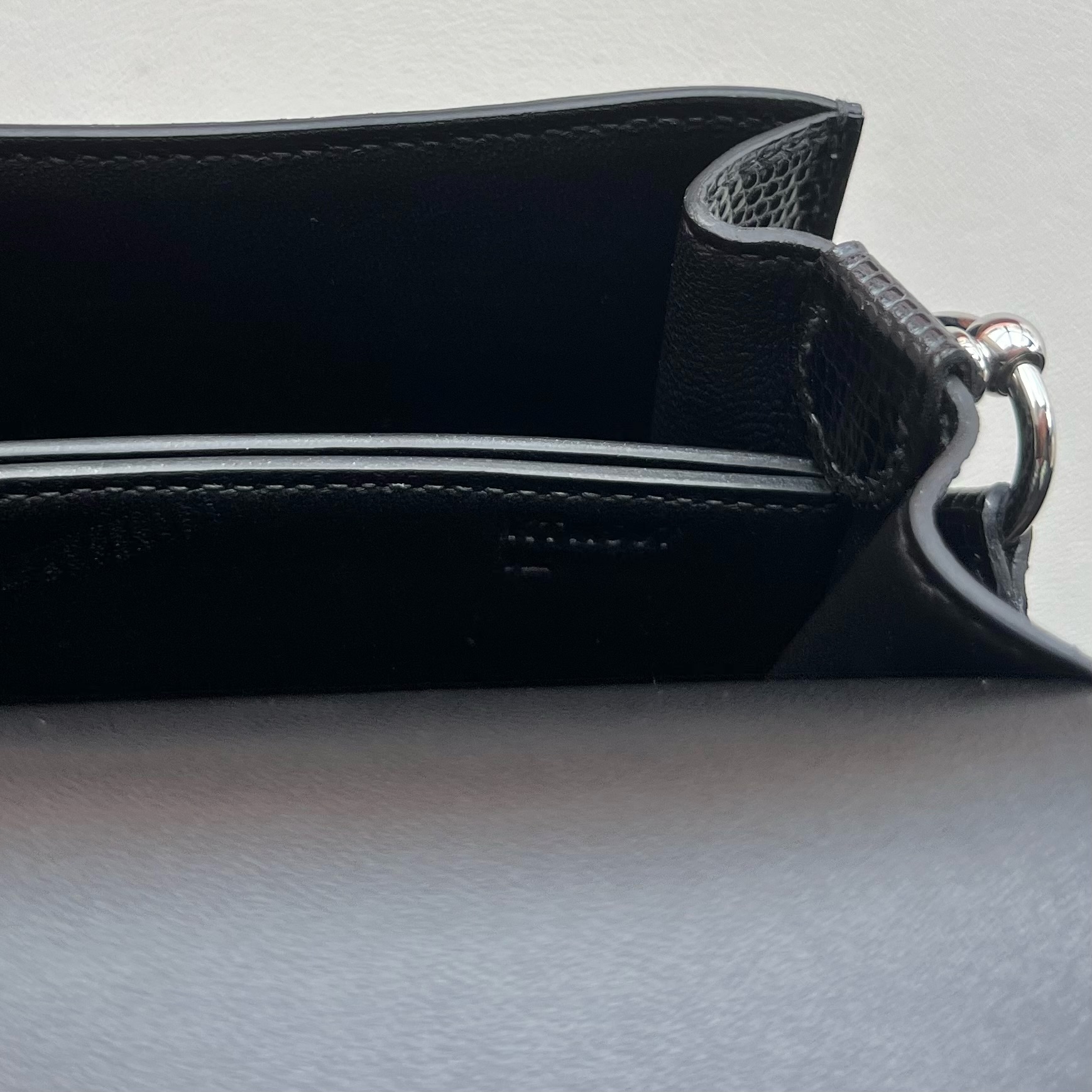 Roulis 18cm Lizard Color: Ck89 black Noir fully handmade wax thread sewing Silver buckle customized✈️ - Image 7