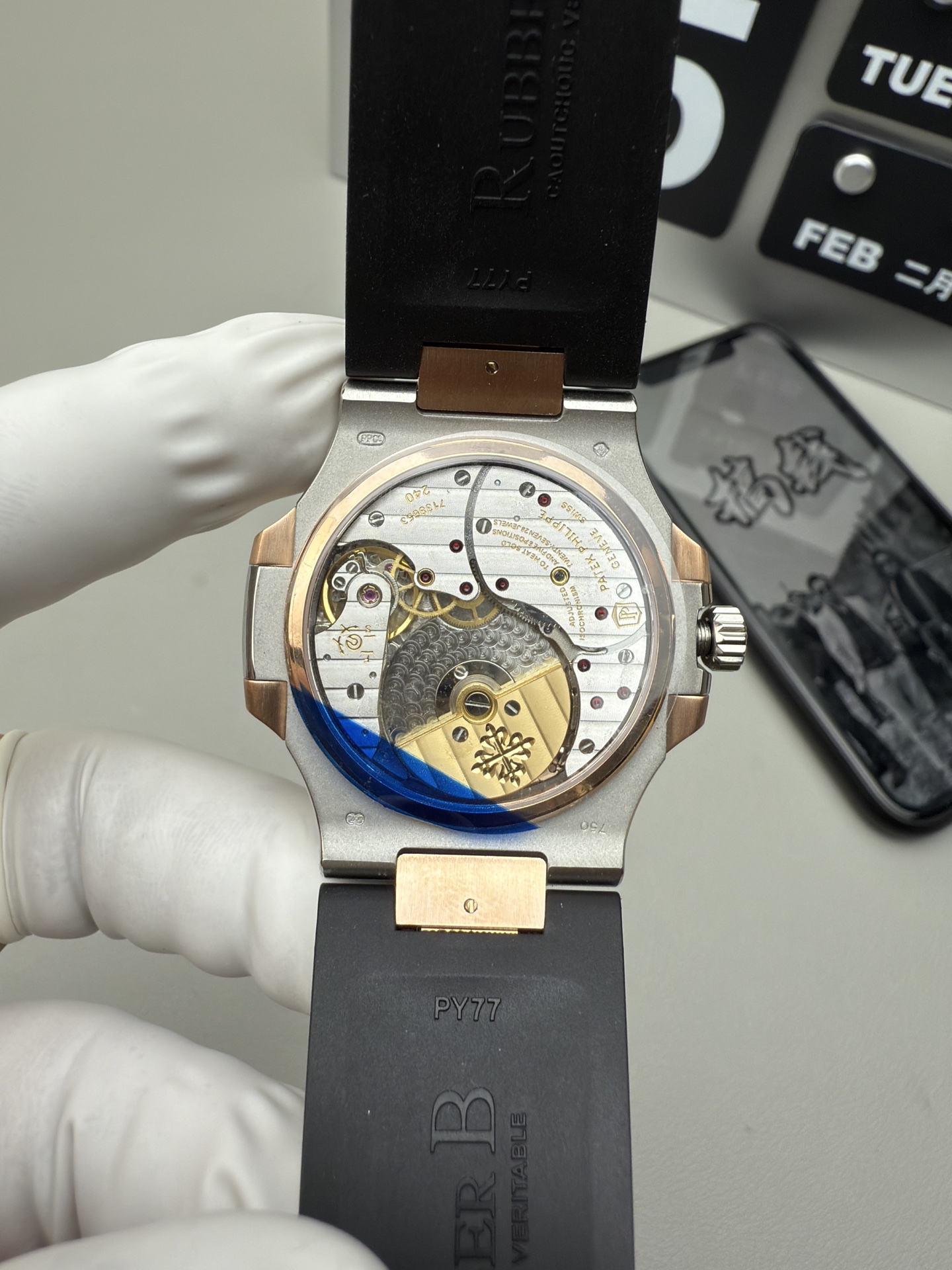 GR rose gold 5712 shipped real shot! - Image 8