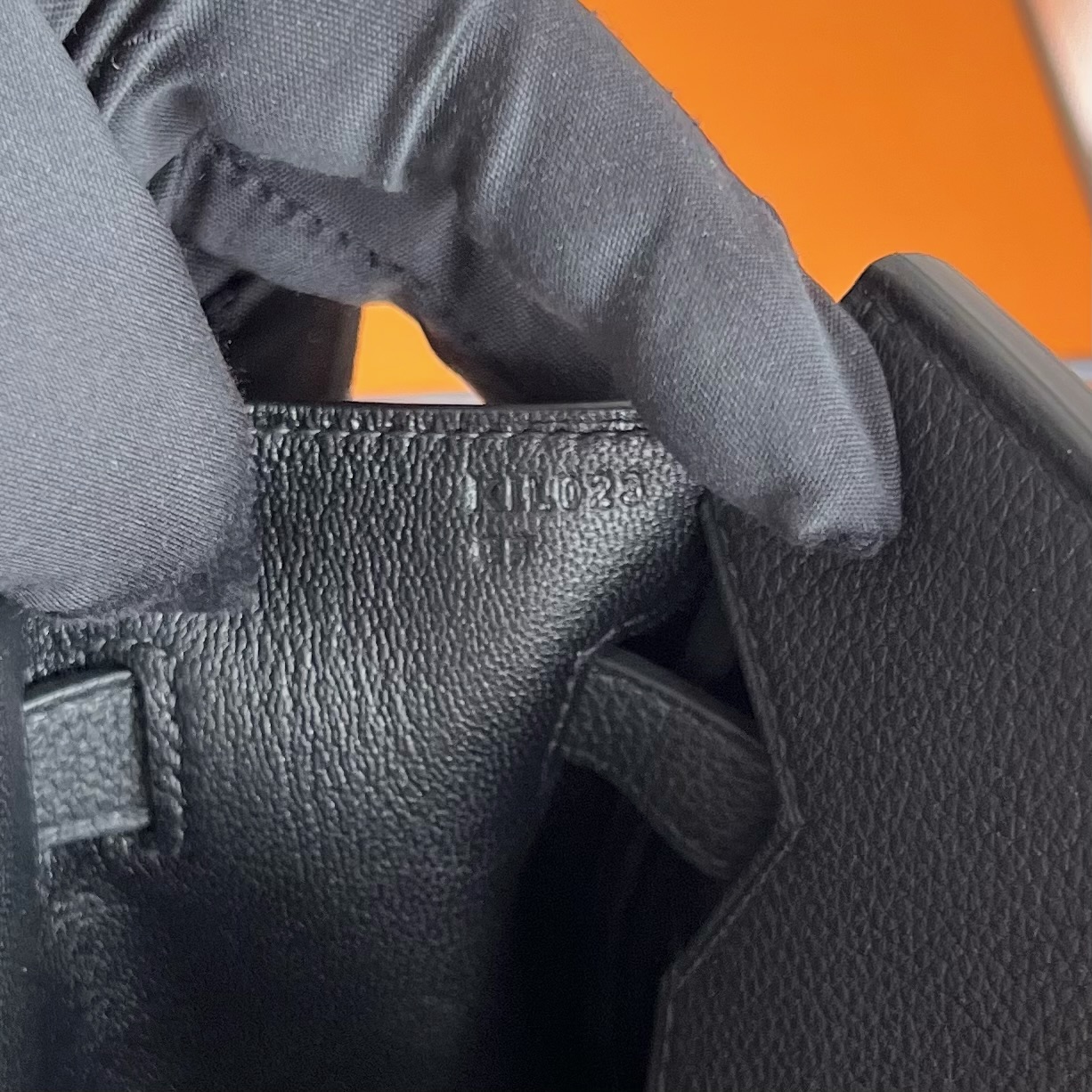 Birkin 30cm Togo original calfskin imported from Germany Color: Ck89 black Noir fully handmade wax thread sewing Original hardware hand-engraved silver buckle customized✈️ - Image 5