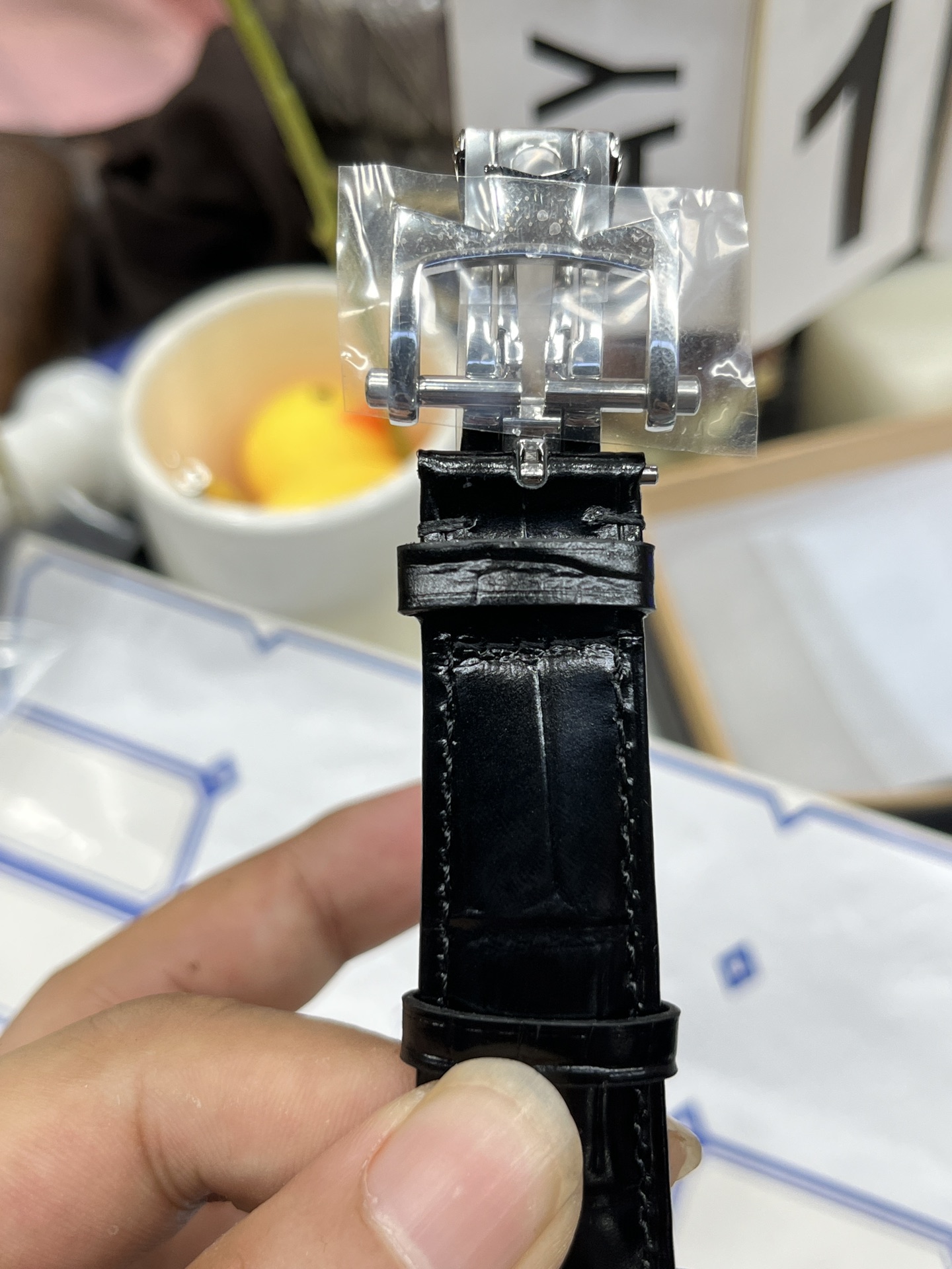 JL Jaeger-LeCoultre Tourbillon/40mm/978G movement/40mm balance wheel with weight, factory crocodile leather strap - Image 7