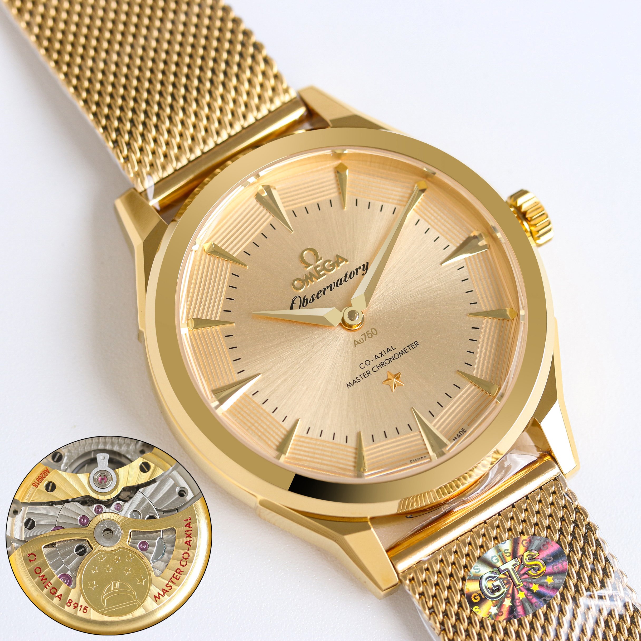 GTS new products arrive OMEGA Omega latest generation constellation 🎮J26 Constellation series 1 Model: 140.13.39.21.02.001, 2Table diameter: 39.4mm 3 Movement: 2824 modified original 8914/8915 black balance wheel Master Chronometer movement 🎮 4 hands: three-dimensional multi-faceted sword-shaped hands, replicating the charm of an antique observatory - Image 4