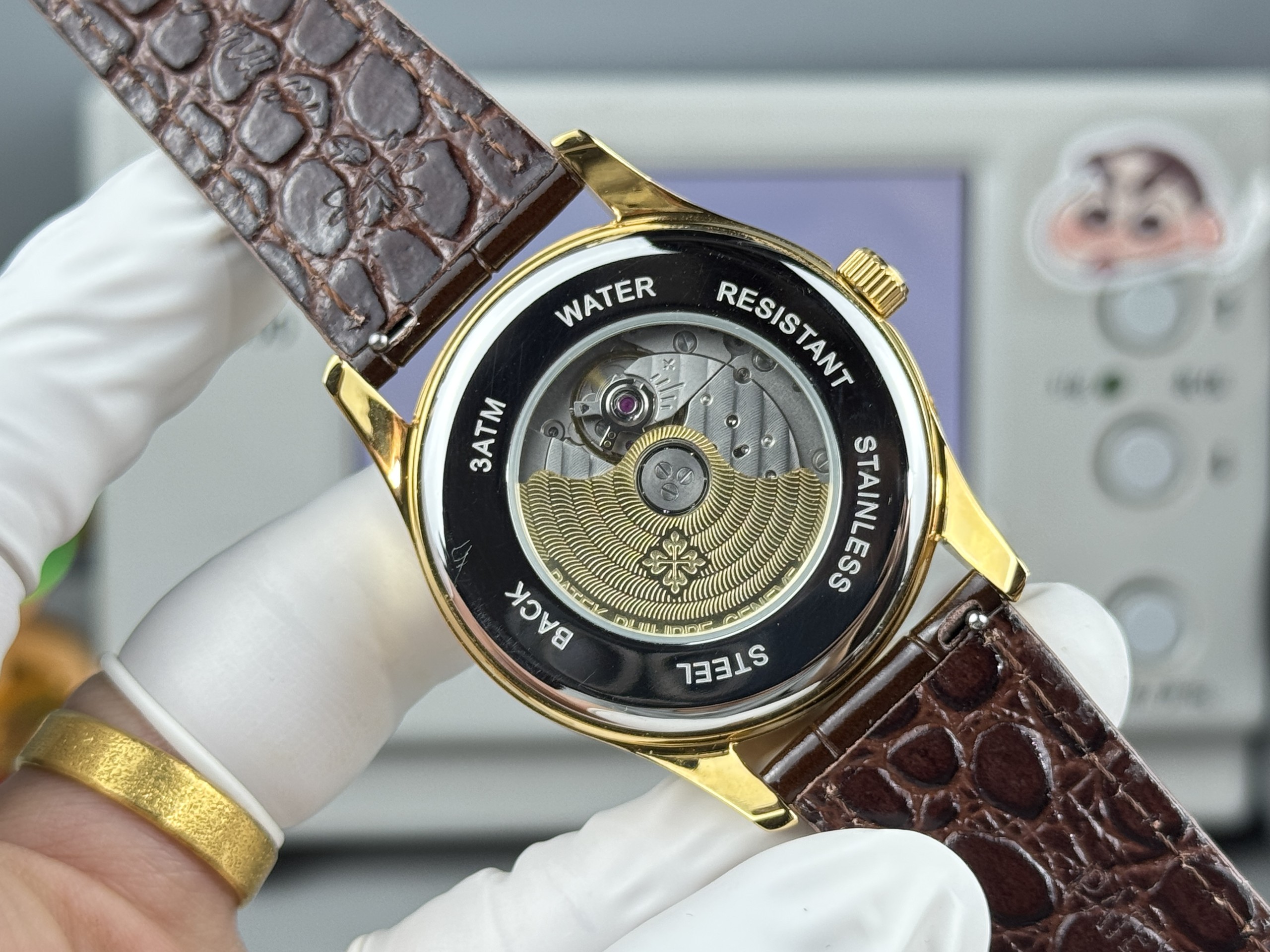 GR new product, the highest version, counterweighted version, special offer 🉐, original weight, Patek Philippe classic super complex multi-functional 5496R perpetual calendar series watch, elegant and elegant! 1⃣️【Wonderful details and advantages】This watch is 40mm in size and its reasonable size and lug design make it suitable for the public to wear - Image 8