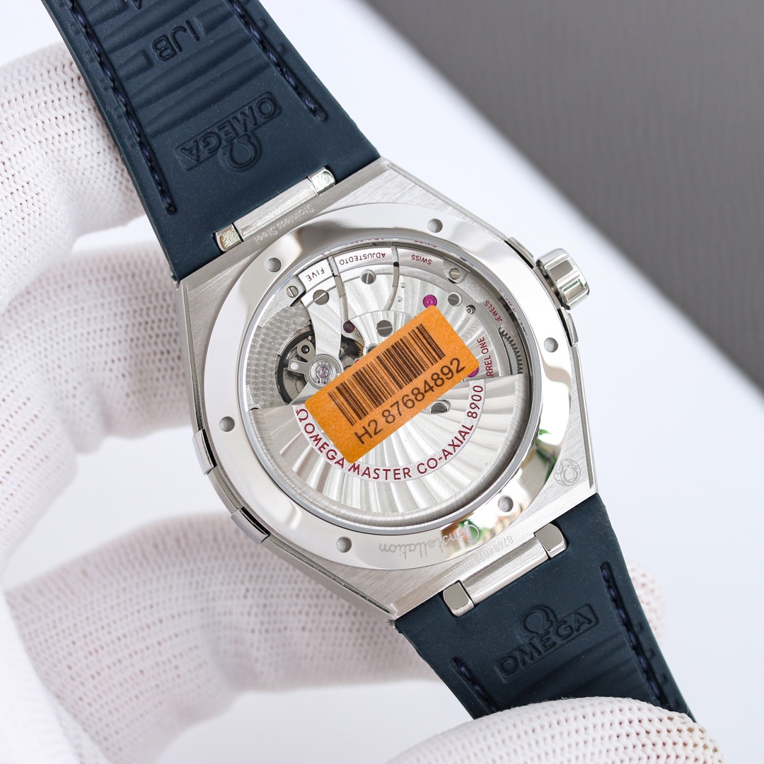 OMEGA OMEGA Star Eternal Constellation Watch Fifth Generation Constellation Ceramic Ring Series! Brand new original size 41MM watch! 1⃣️Upgraded bezel, original and uniformly polished imported ceramic bezel, the scale adopts platinum electroplating process, which is durable and does not fade - Image 8