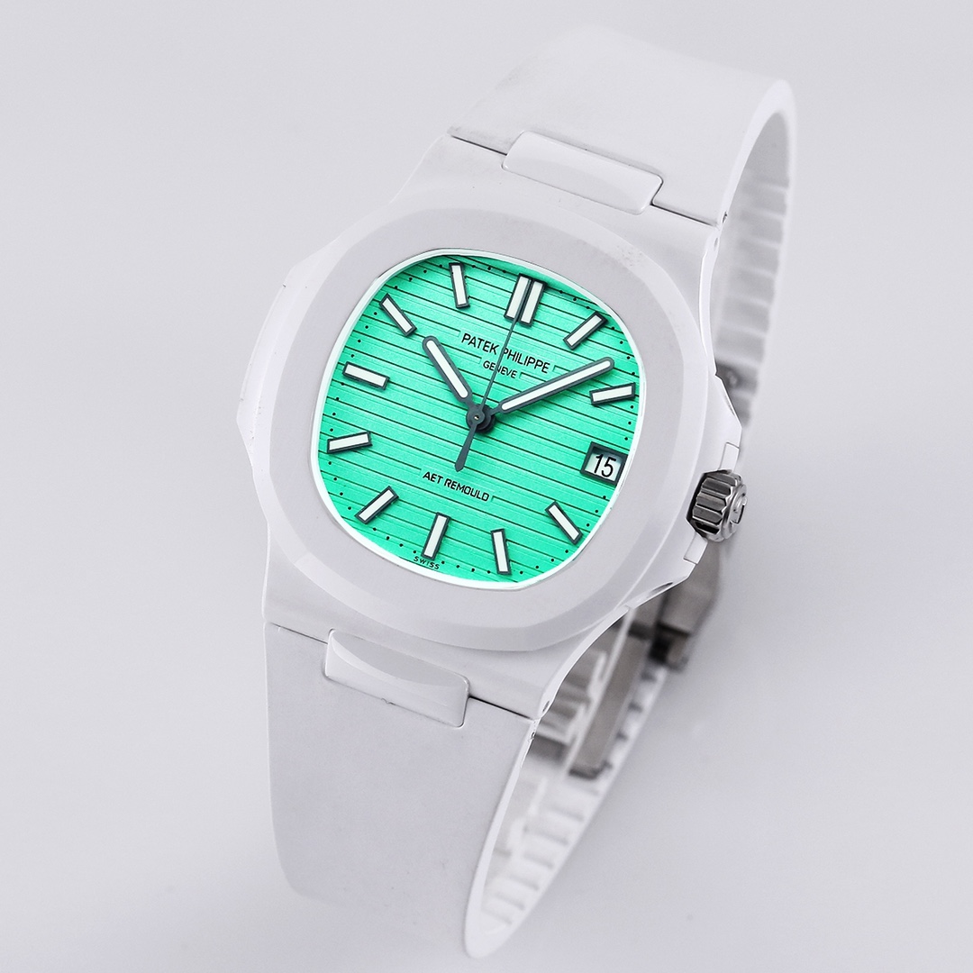 đăAET Ceramic Tiffany 5711 NautilusăăPATEK PHILIPPEăPatek Philippeâs ceramic case and rubber strap have won a lot of love and full expectations - Image 3