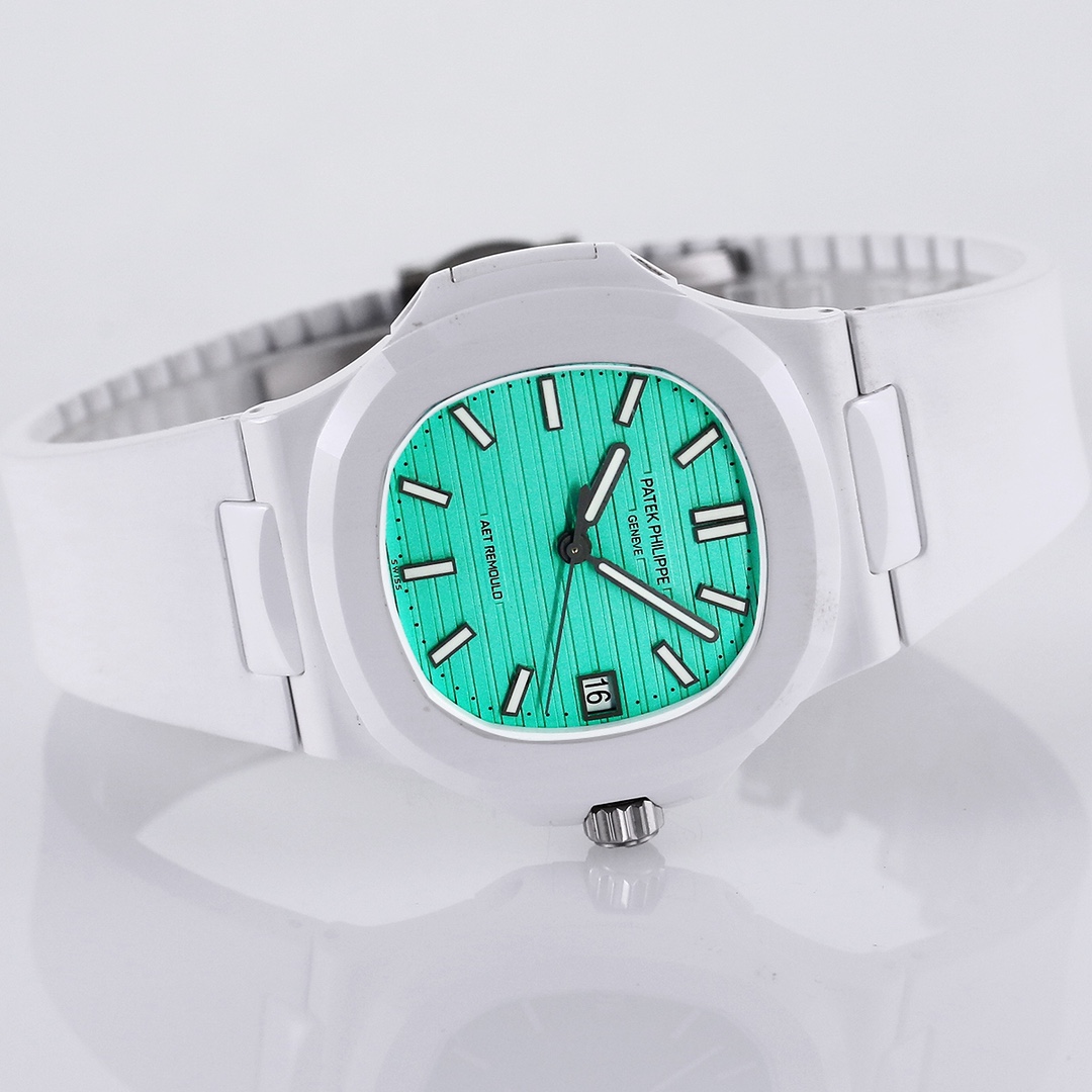 đăAET Ceramic Tiffany 5711 NautilusăăPATEK PHILIPPEăPatek Philippeâs ceramic case and rubber strap have won a lot of love and full expectations - Image 4